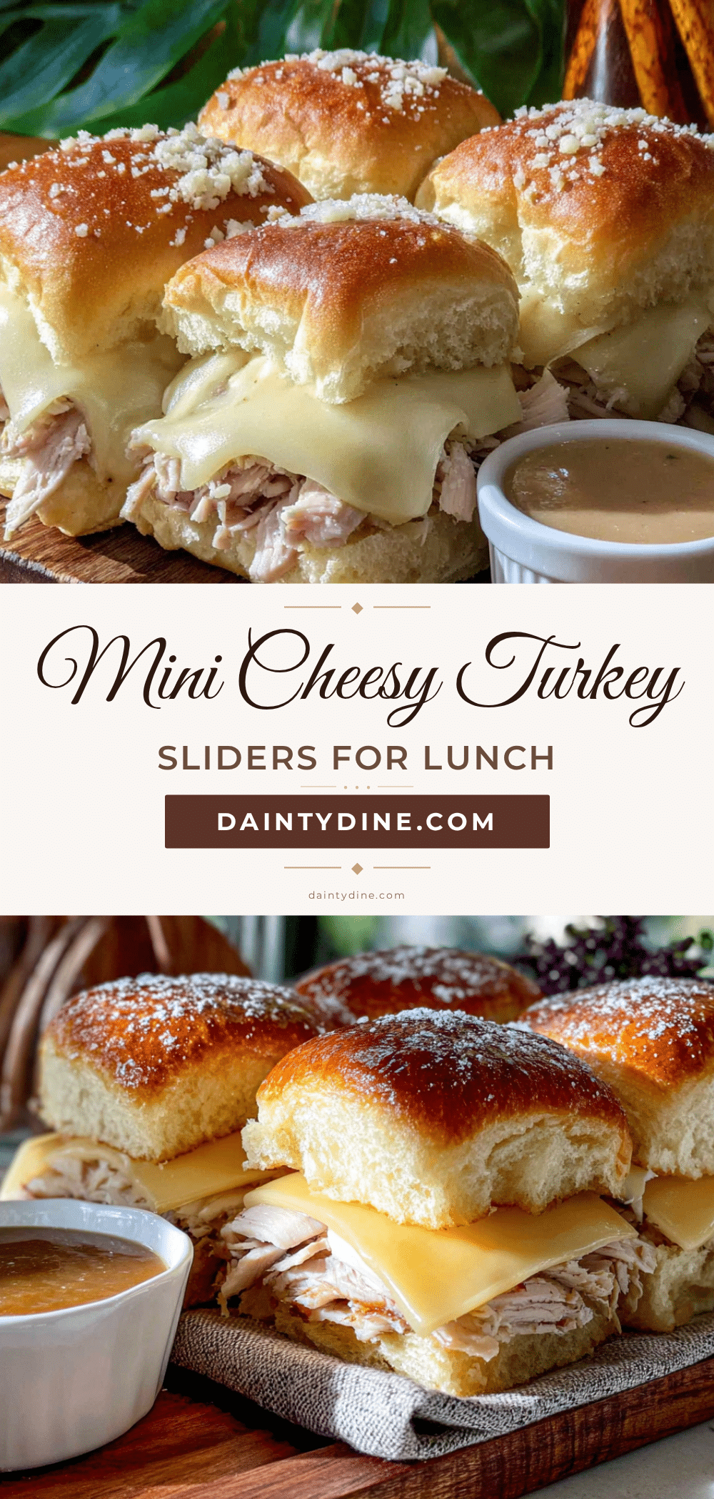 easy mini turkey cheese sliders recipe