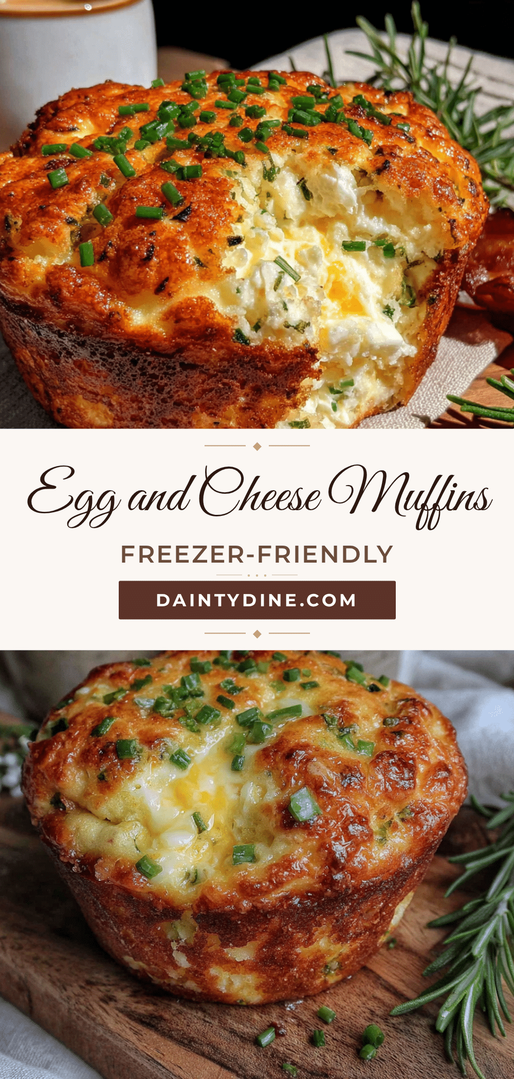 freezer-friendly mini egg and cheese breakfast muffins recipe