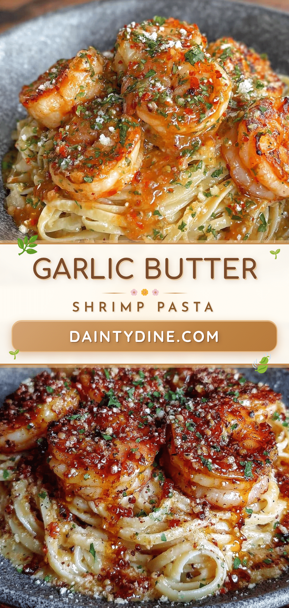 garlic butter shrimp pasta recipe