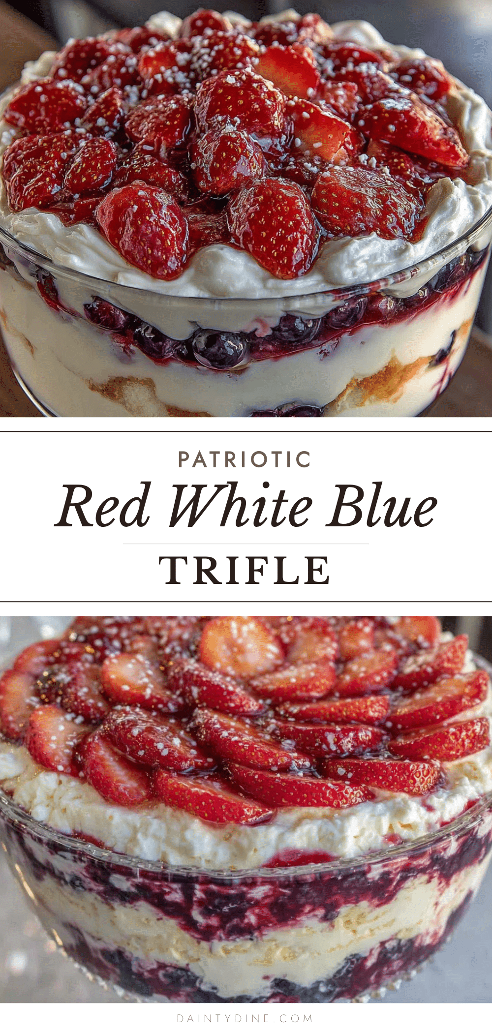 Labor Day trifle recipe