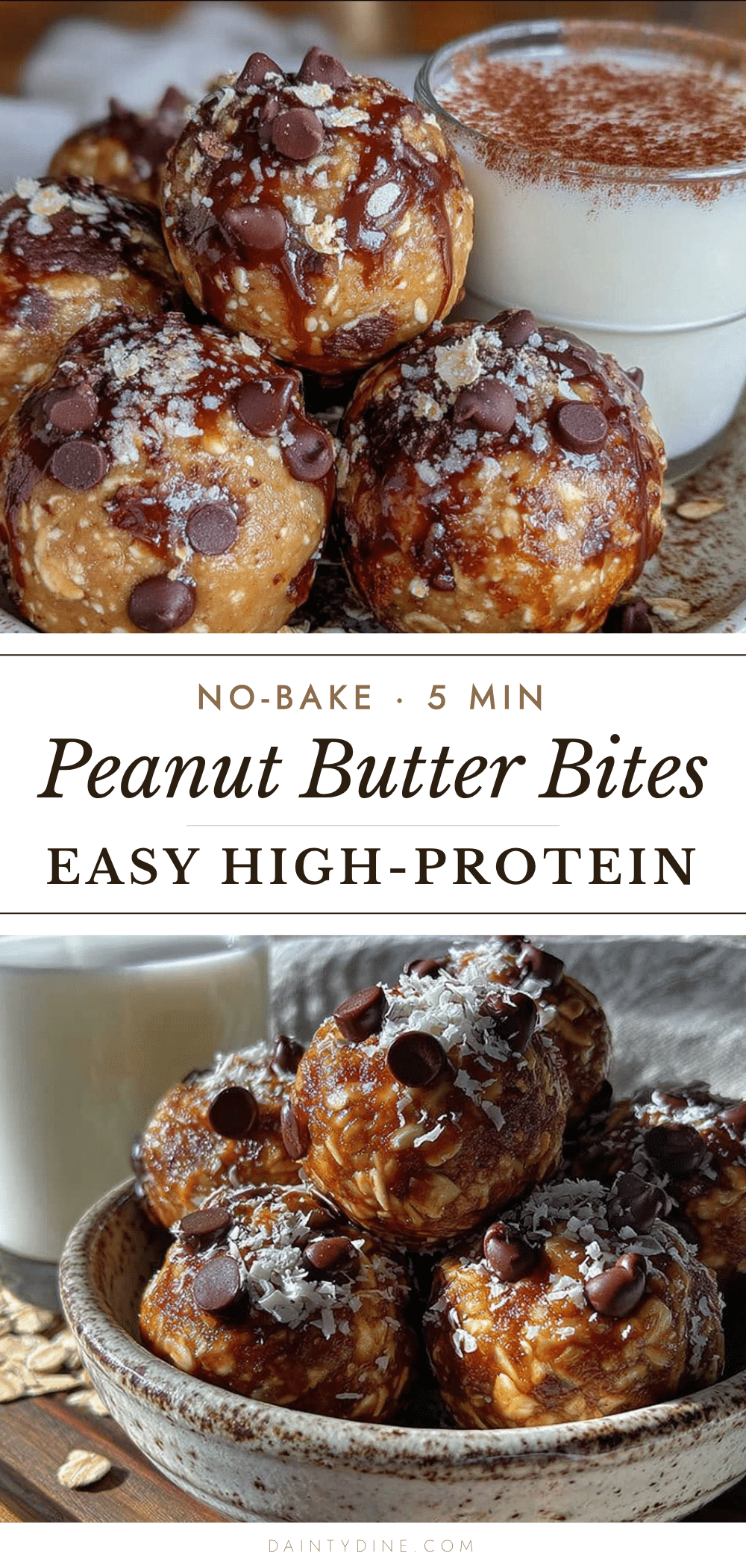 no-bake peanut butter protein balls recipe