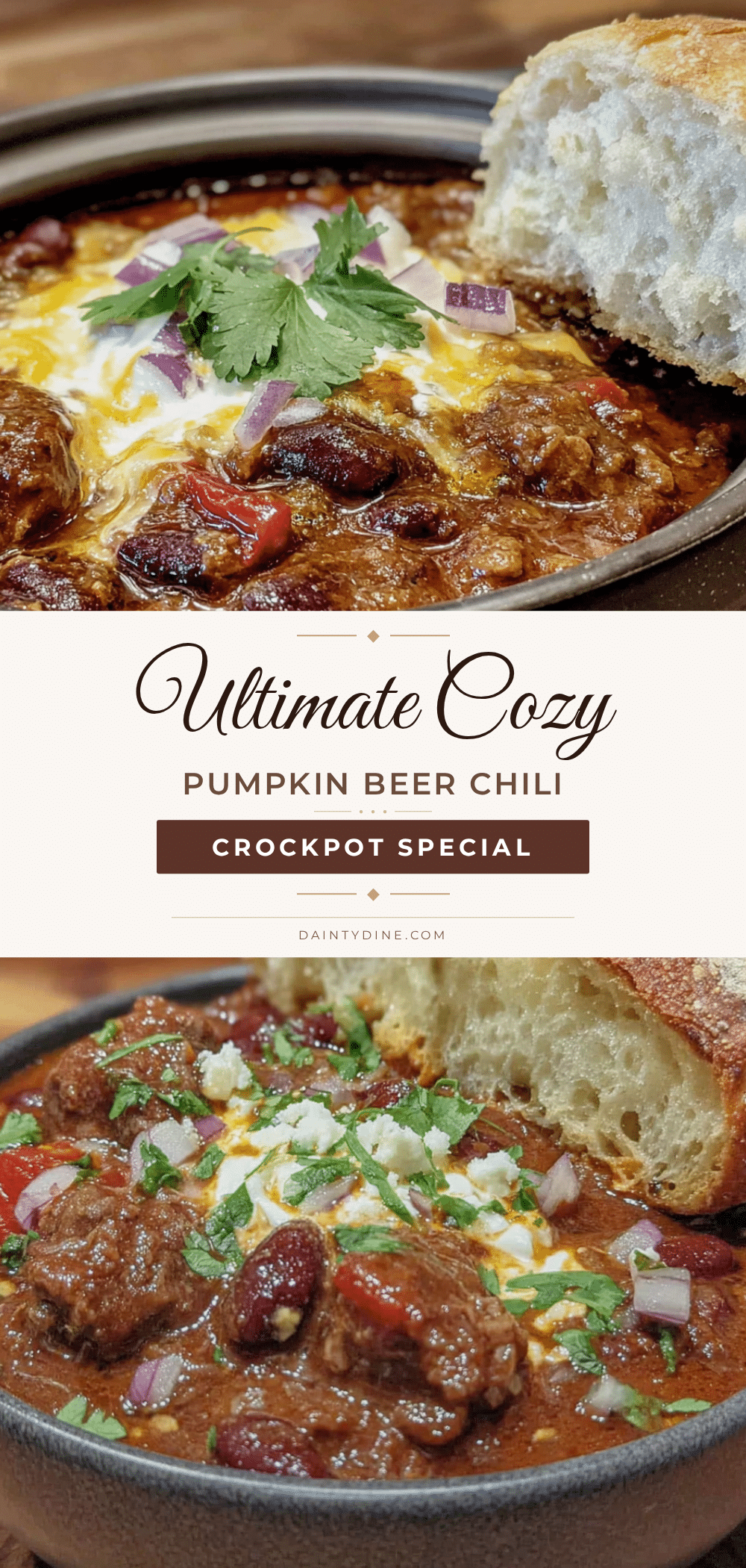 pumpkin beer crockpot chili recipe
