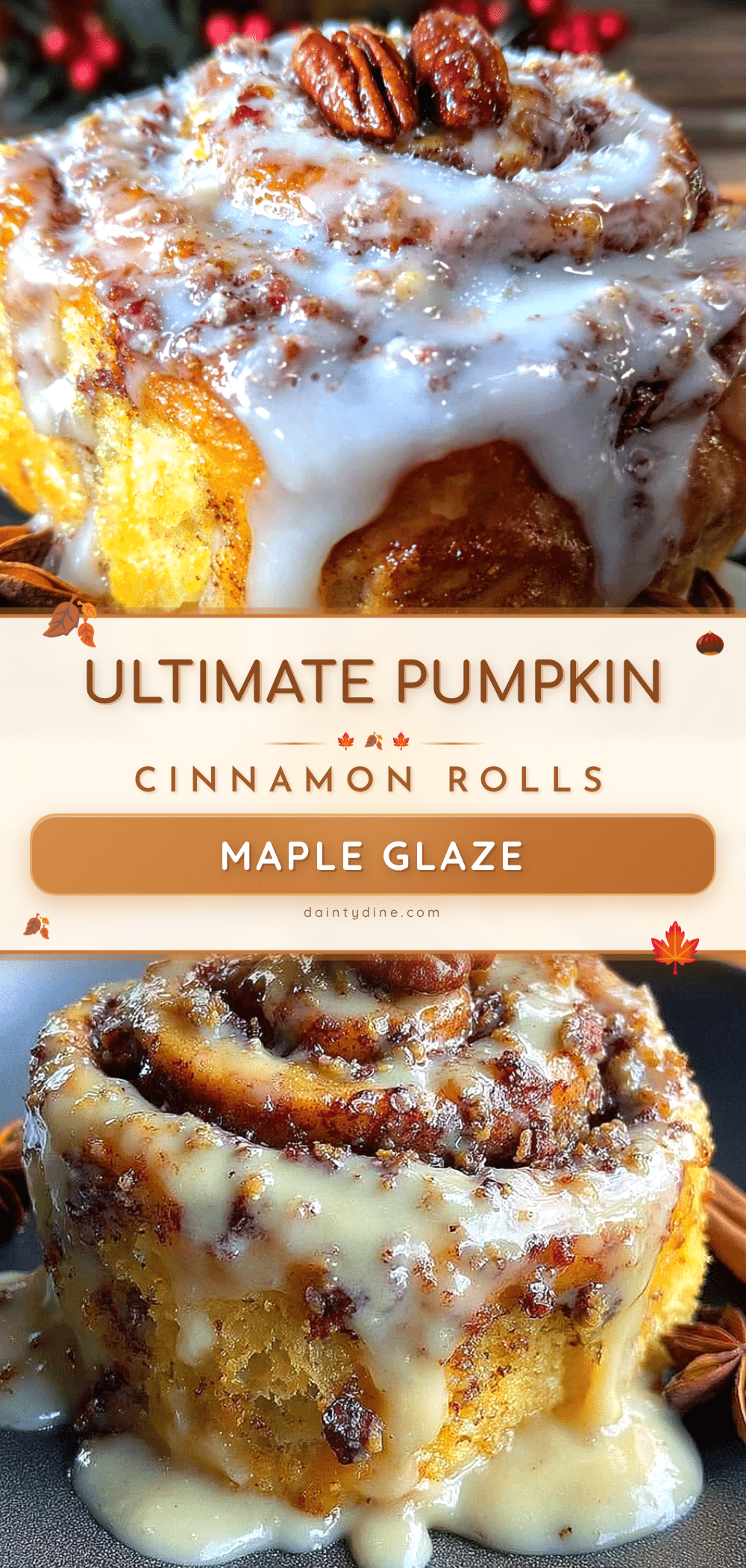 pumpkin cinnamon rolls recipe