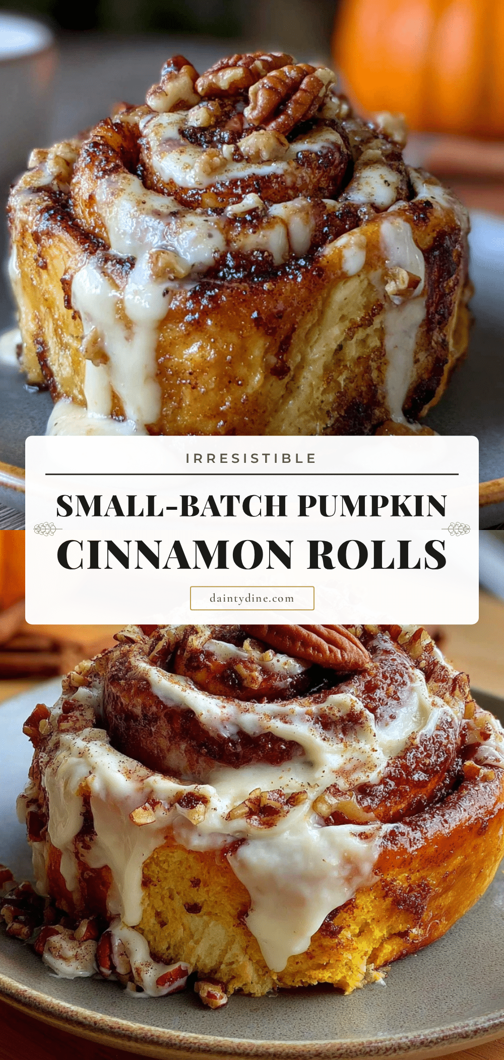 pumpkin cinnamon rolls recipe