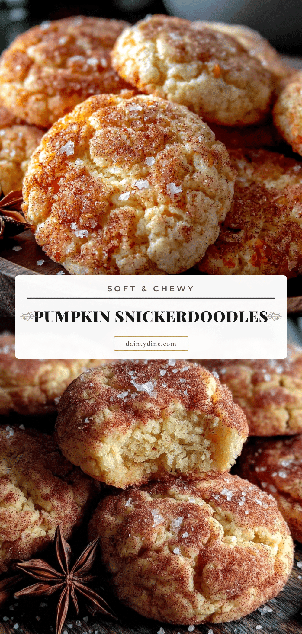 pumpkin snickerdoodle cookies recipe