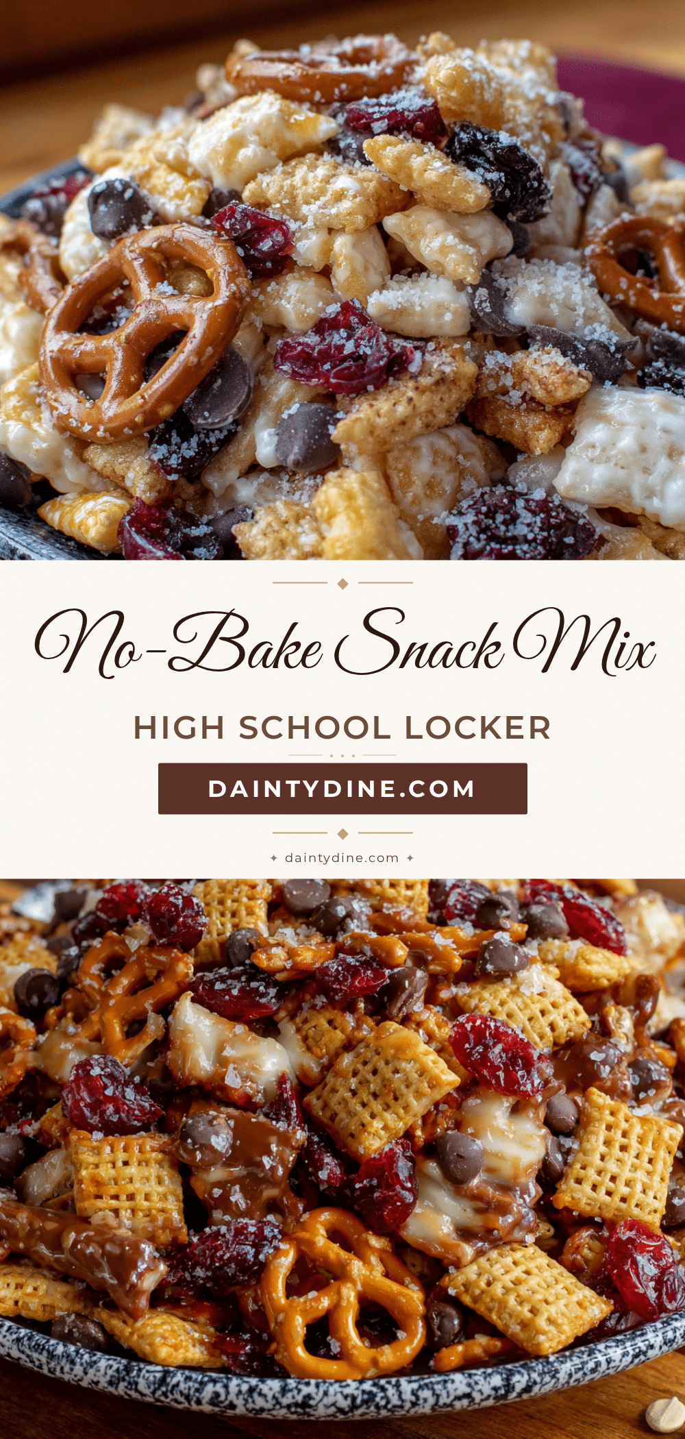 quick high school locker snack mix recipe