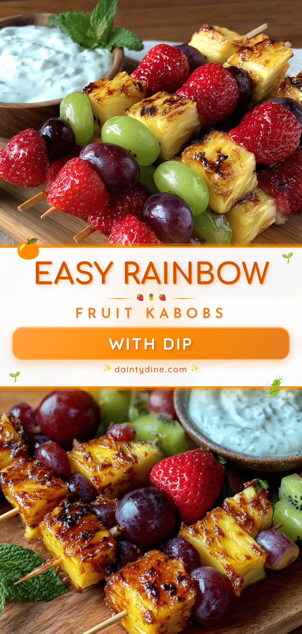 rainbow fruit kabobs recipe