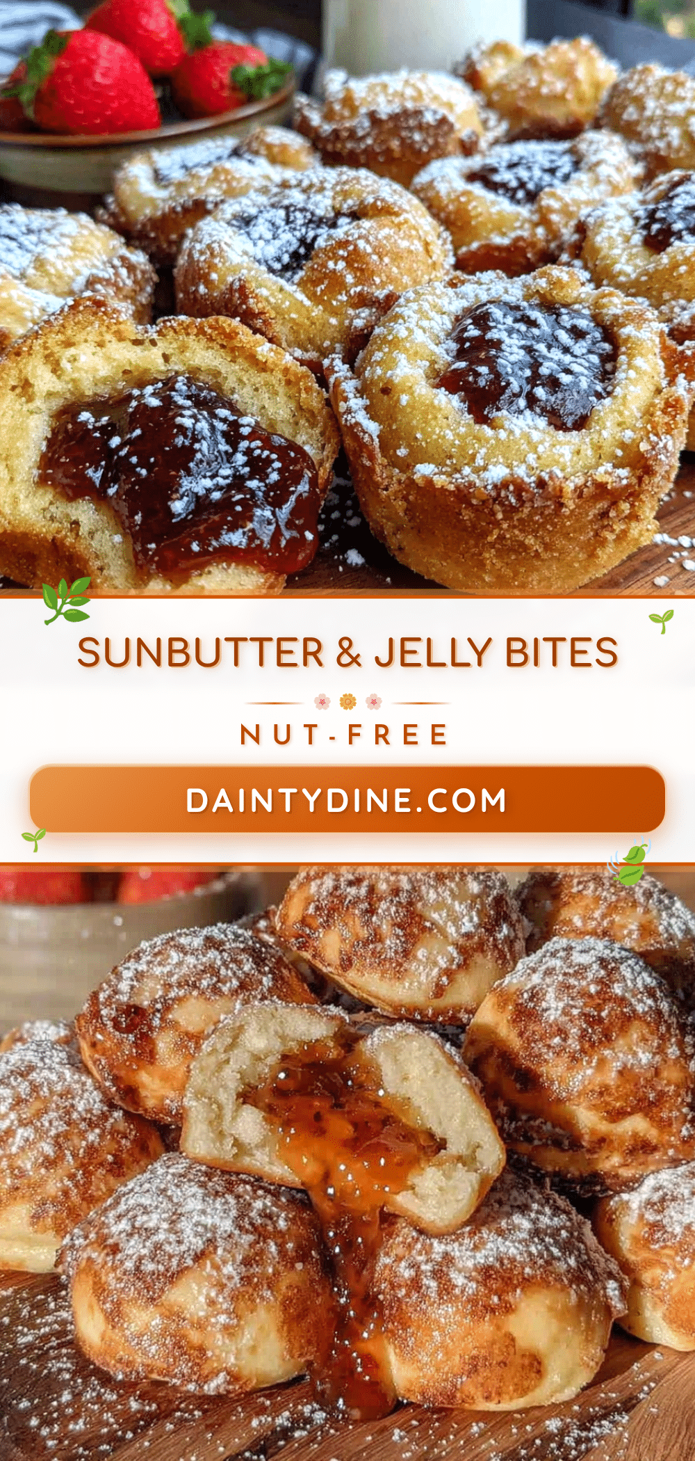 sunbutter and jelly uncrustable bites recipe