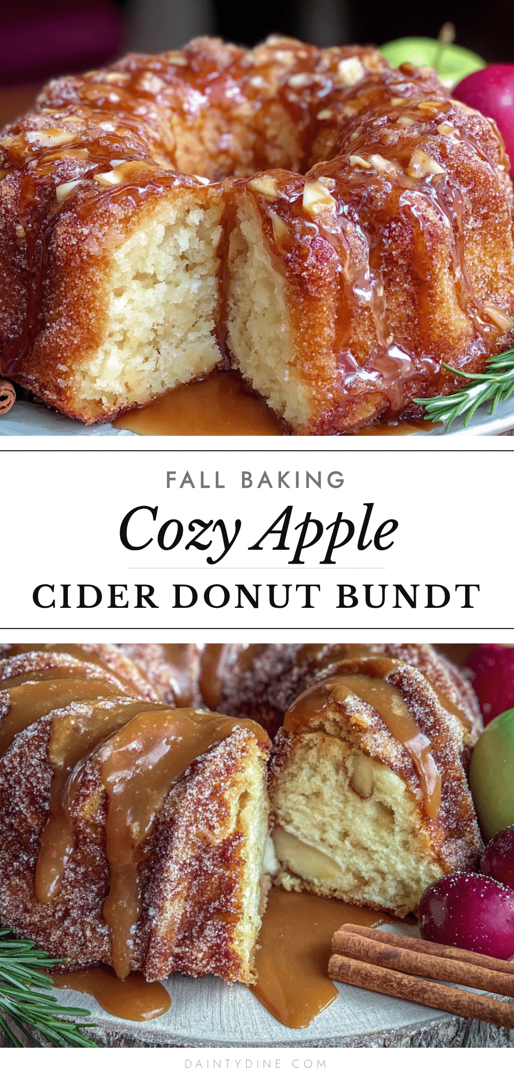 apple cider donut bundt cake recipe