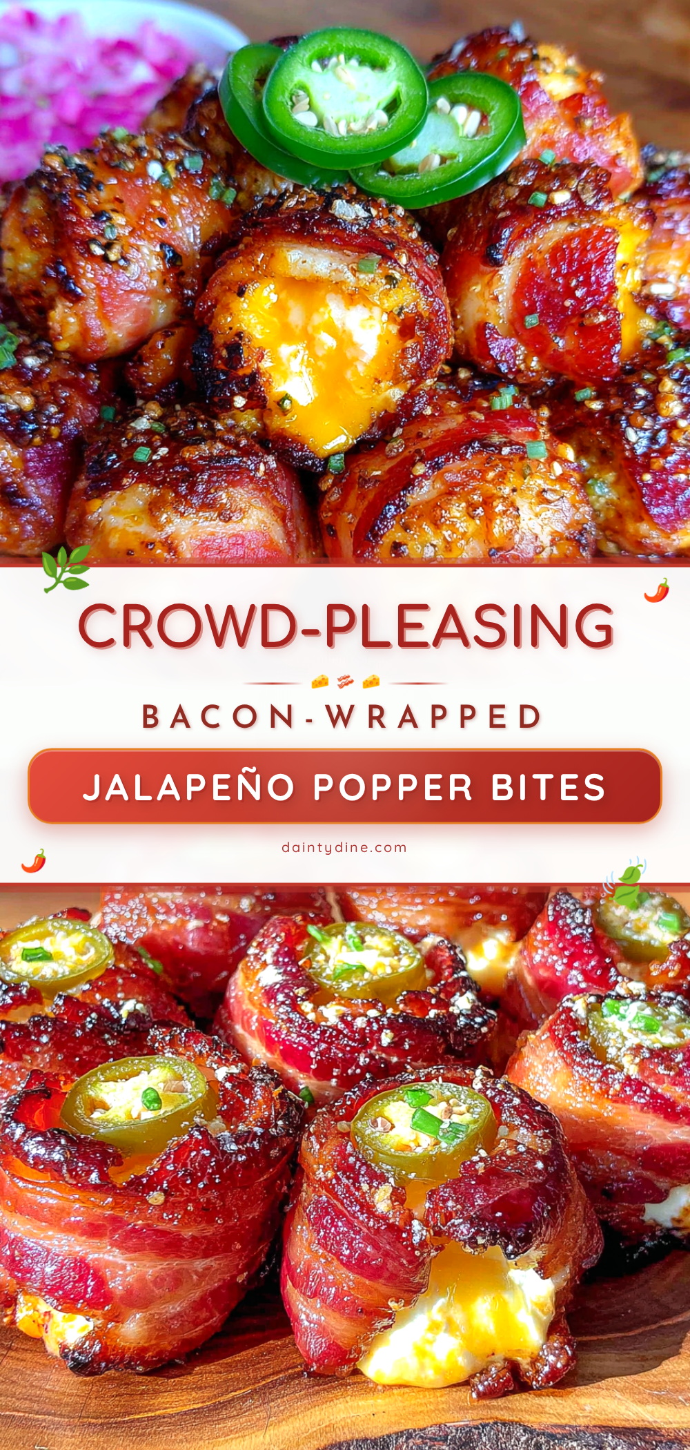 bacon-wrapped jalapeño popper bites recipe