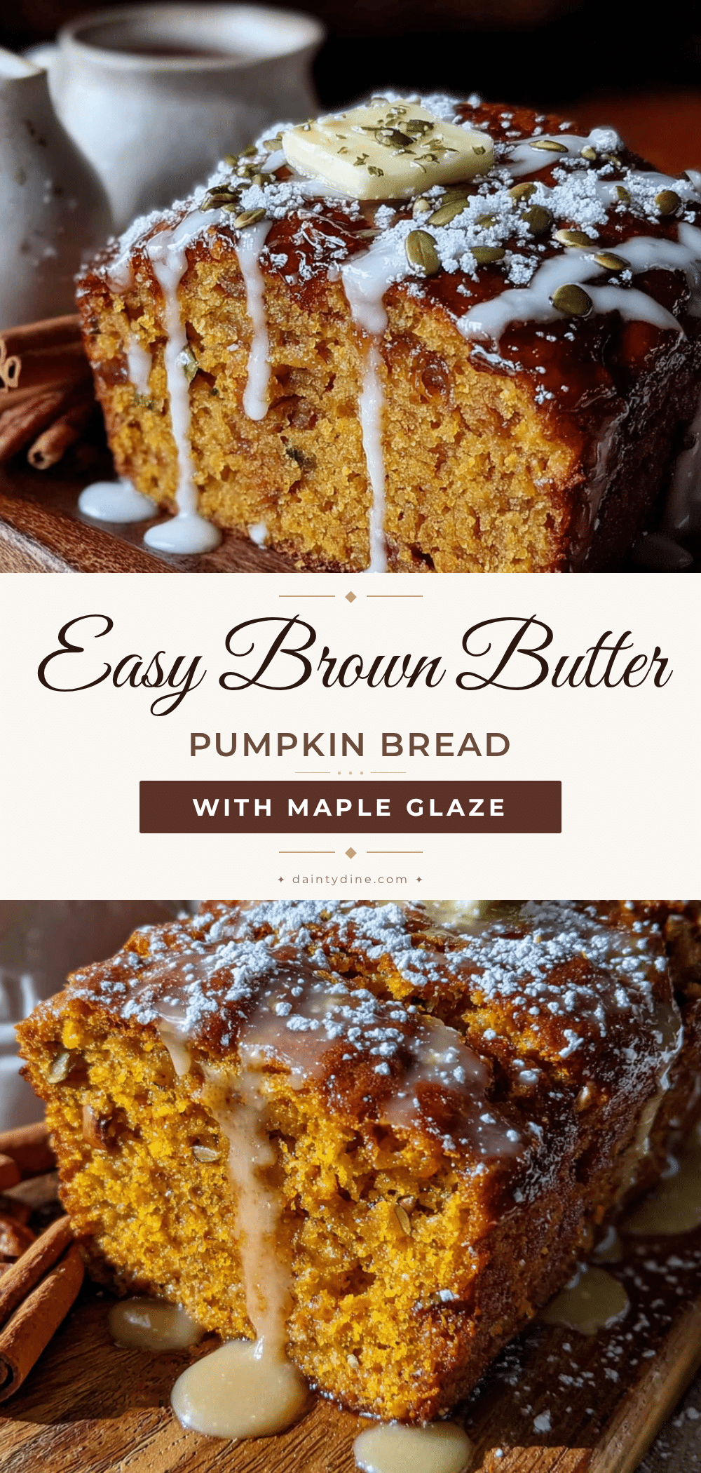 brown butter pumpkin bread recipe