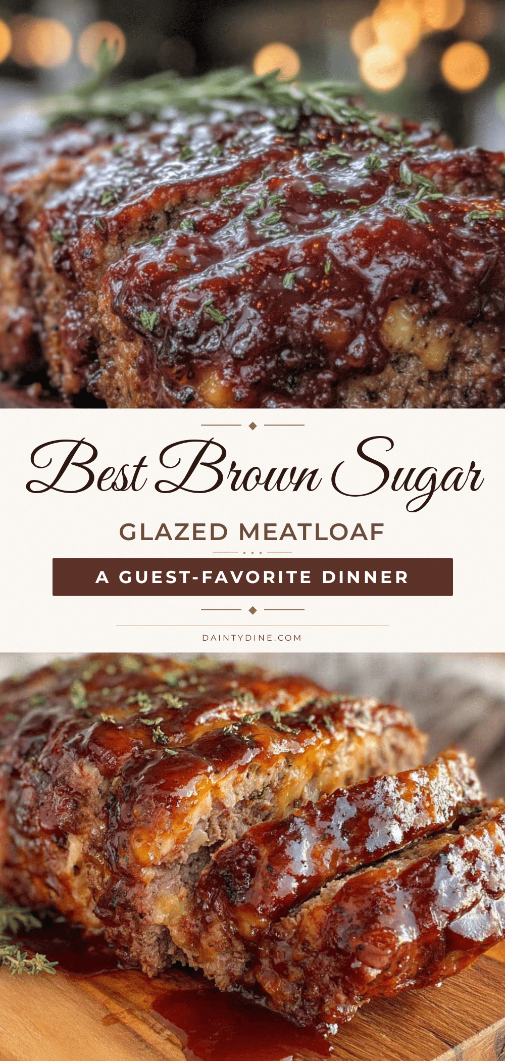brown sugar glazed meatloaf recipe