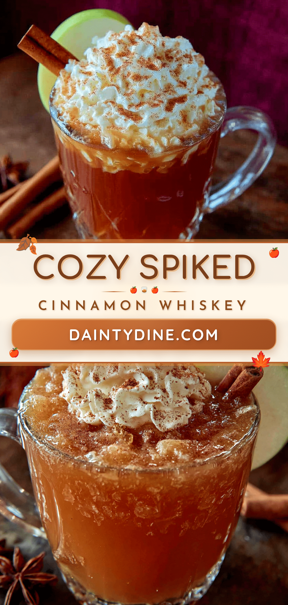 cinnamon whiskey cider recipe