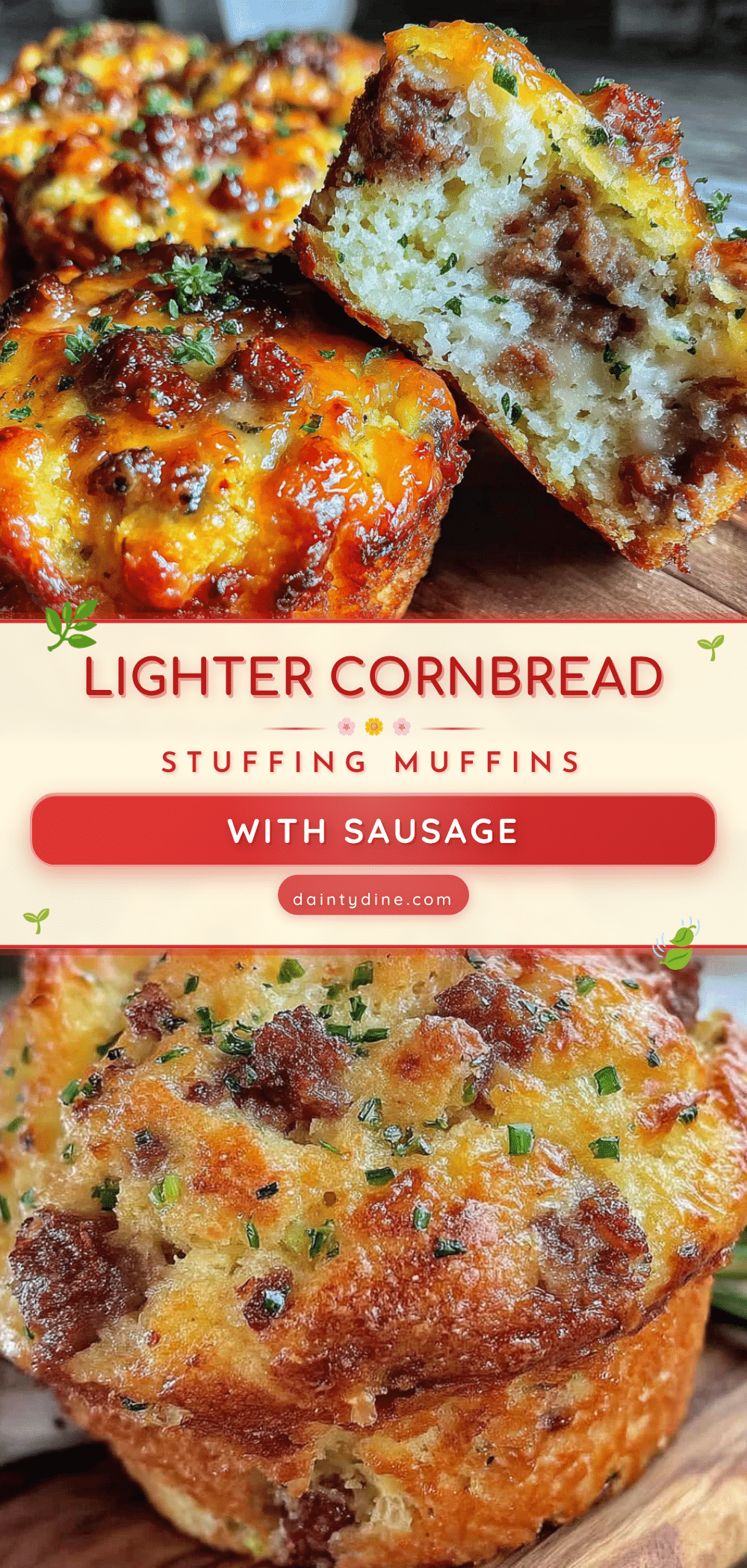 cornbread stuffing muffins with sausage recipe