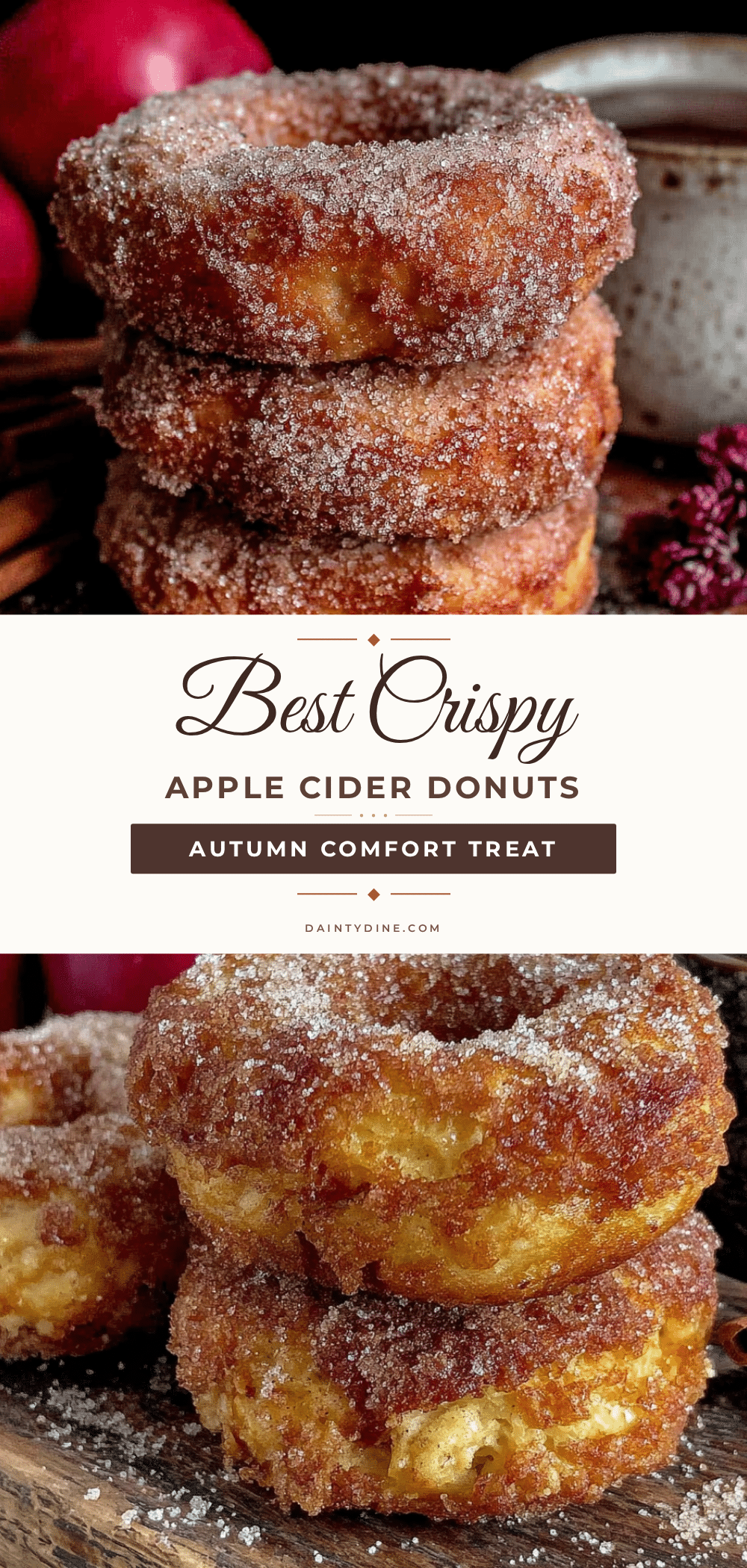 crispy apple cider donuts recipe