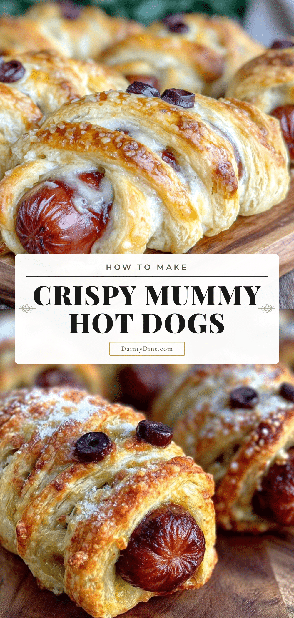 Crispy Mummy Hot Dogs recipe