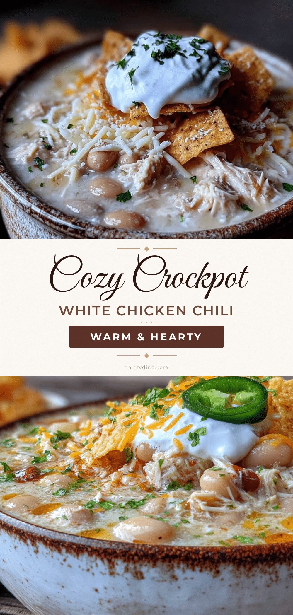 crockpot white chicken chili recipe