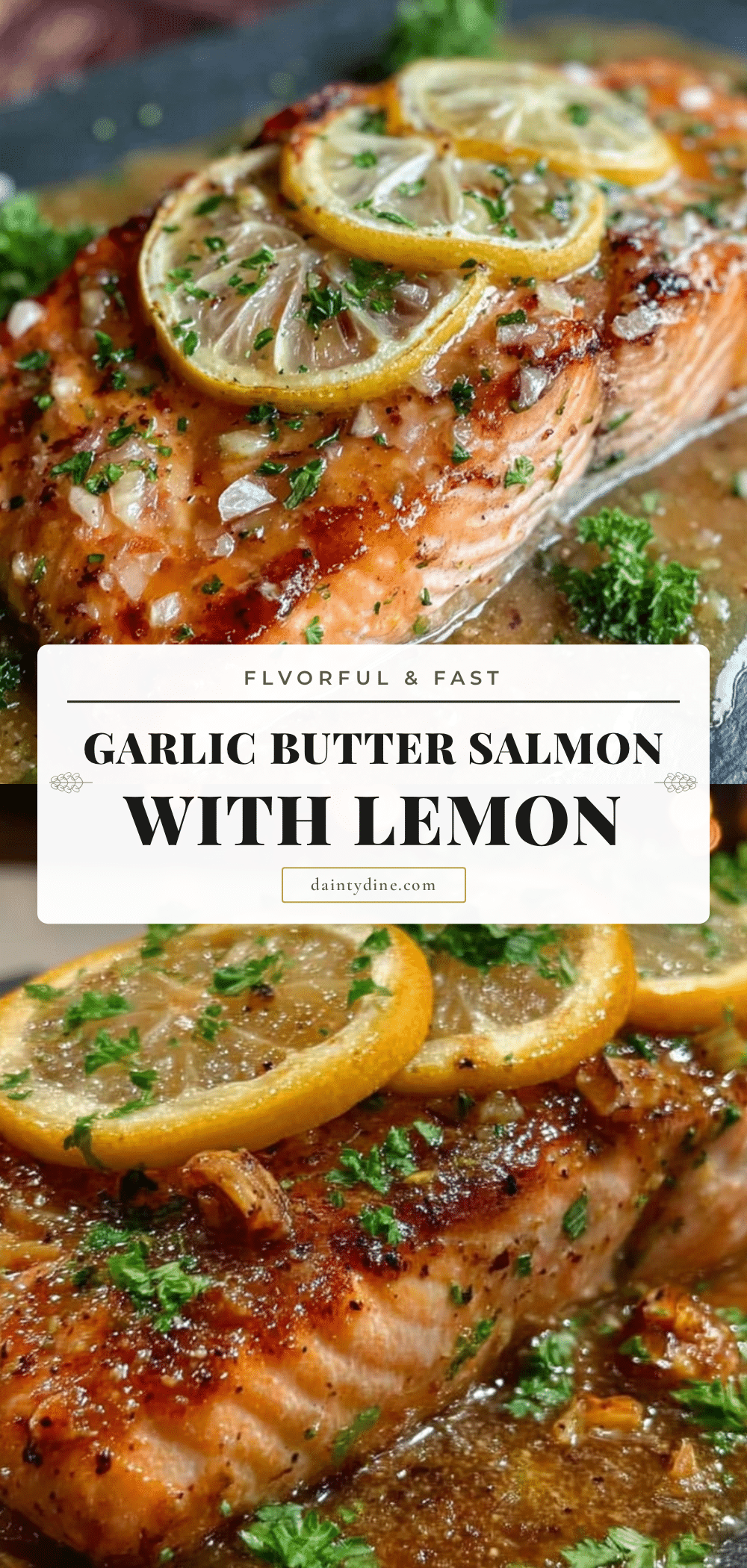 garlic butter salmon recipe