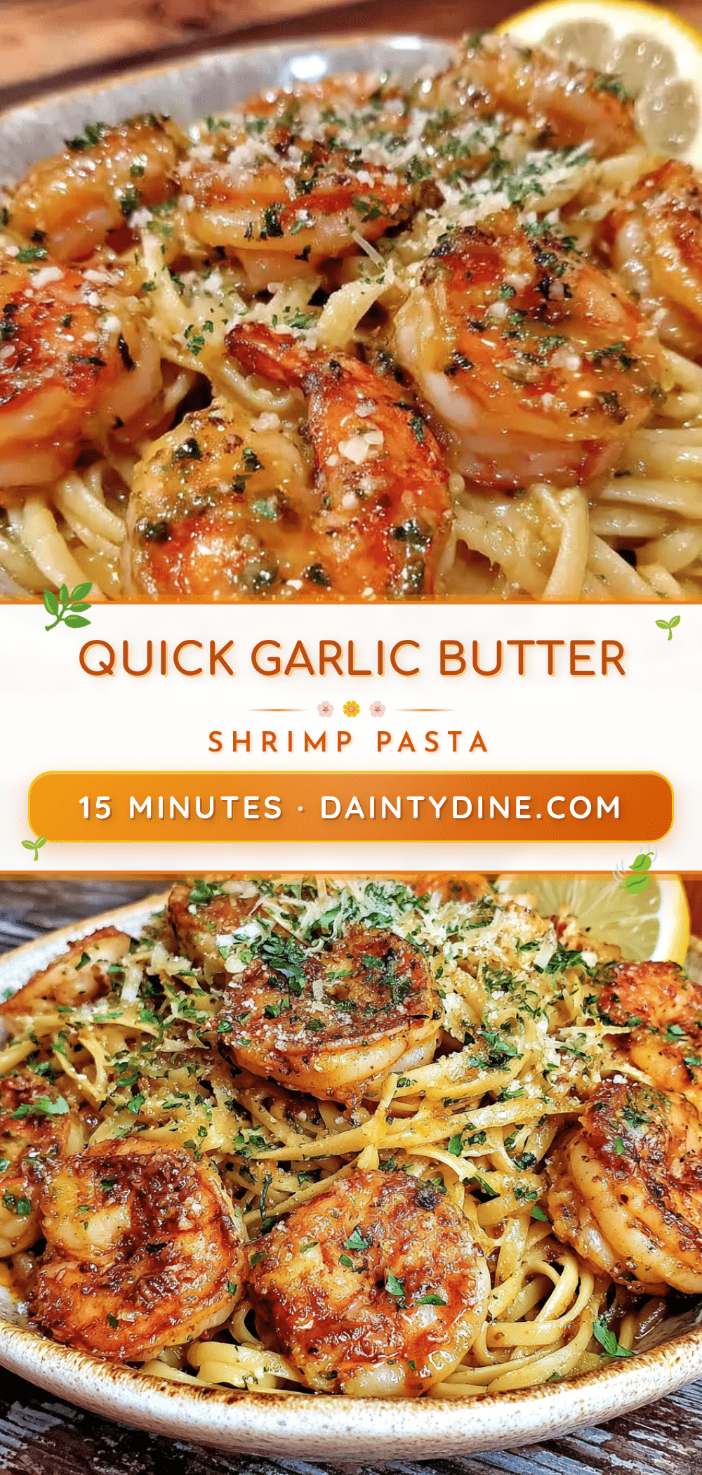 garlic butter shrimp pasta recipe