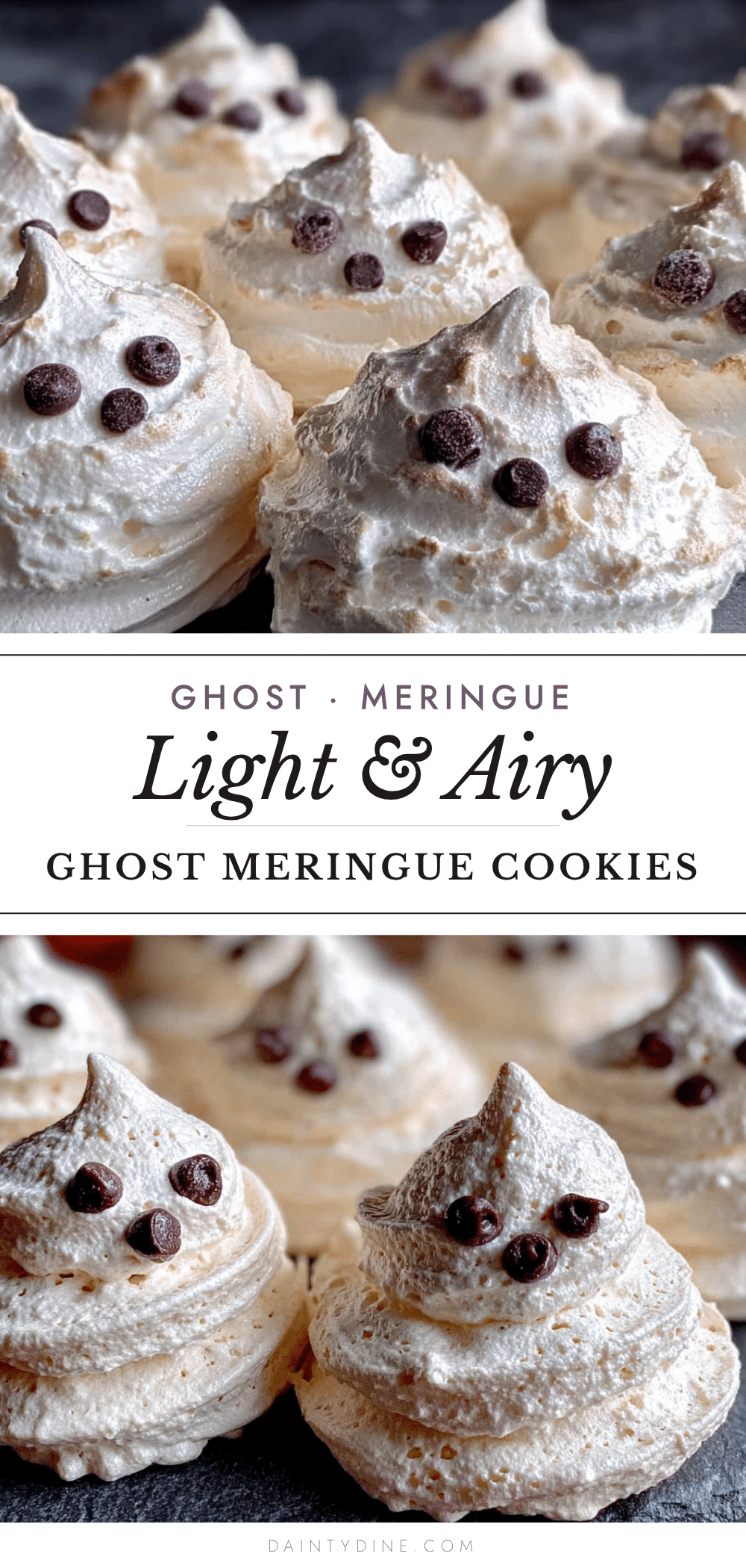 ghost meringue cookies recipe