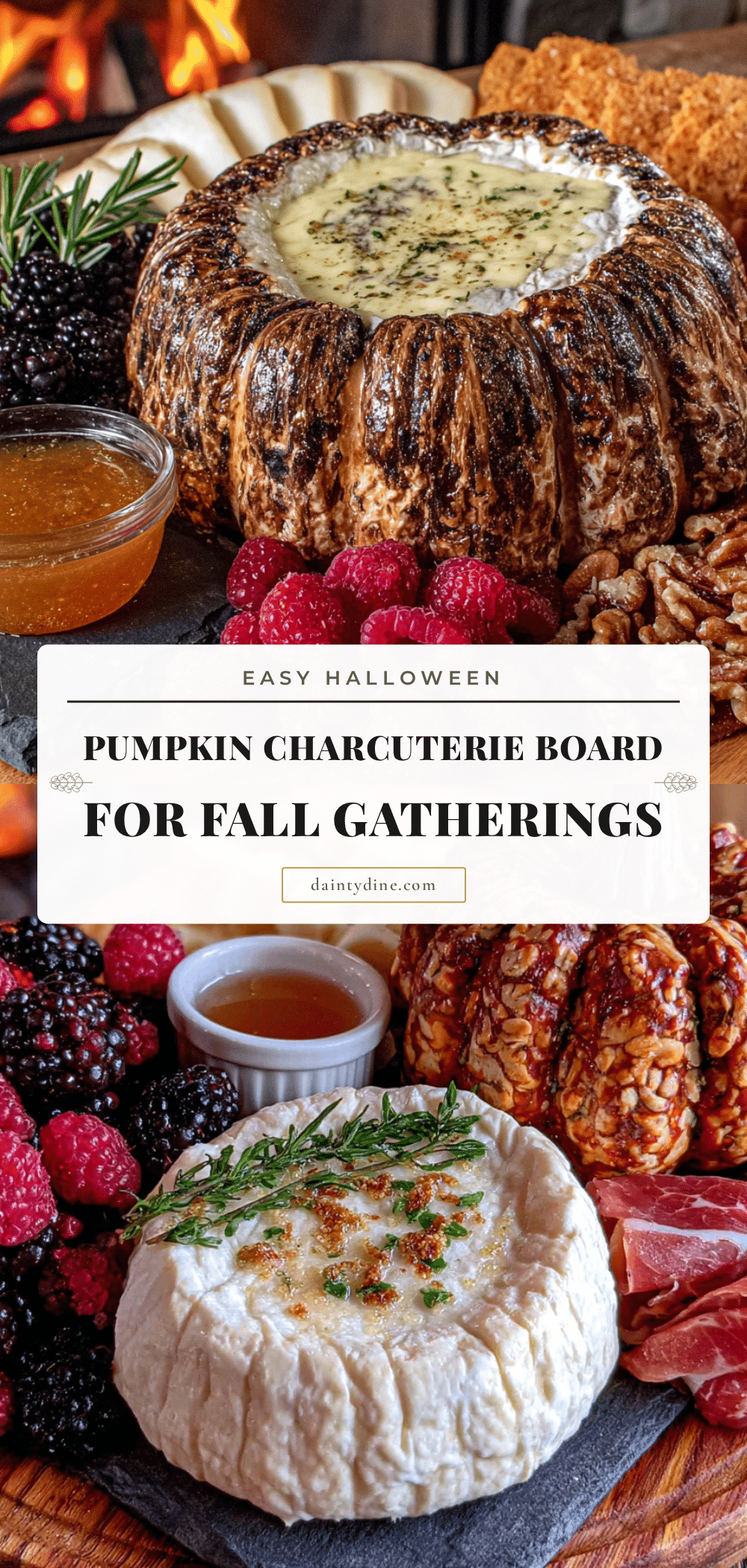 halloween pumpkin charcuterie board recipe