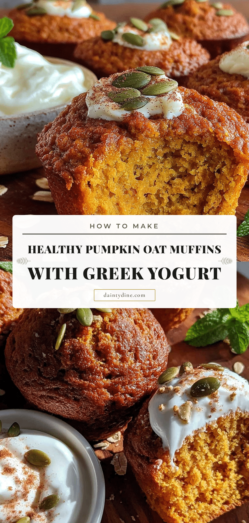 healthy pumpkin oat muffins recipe