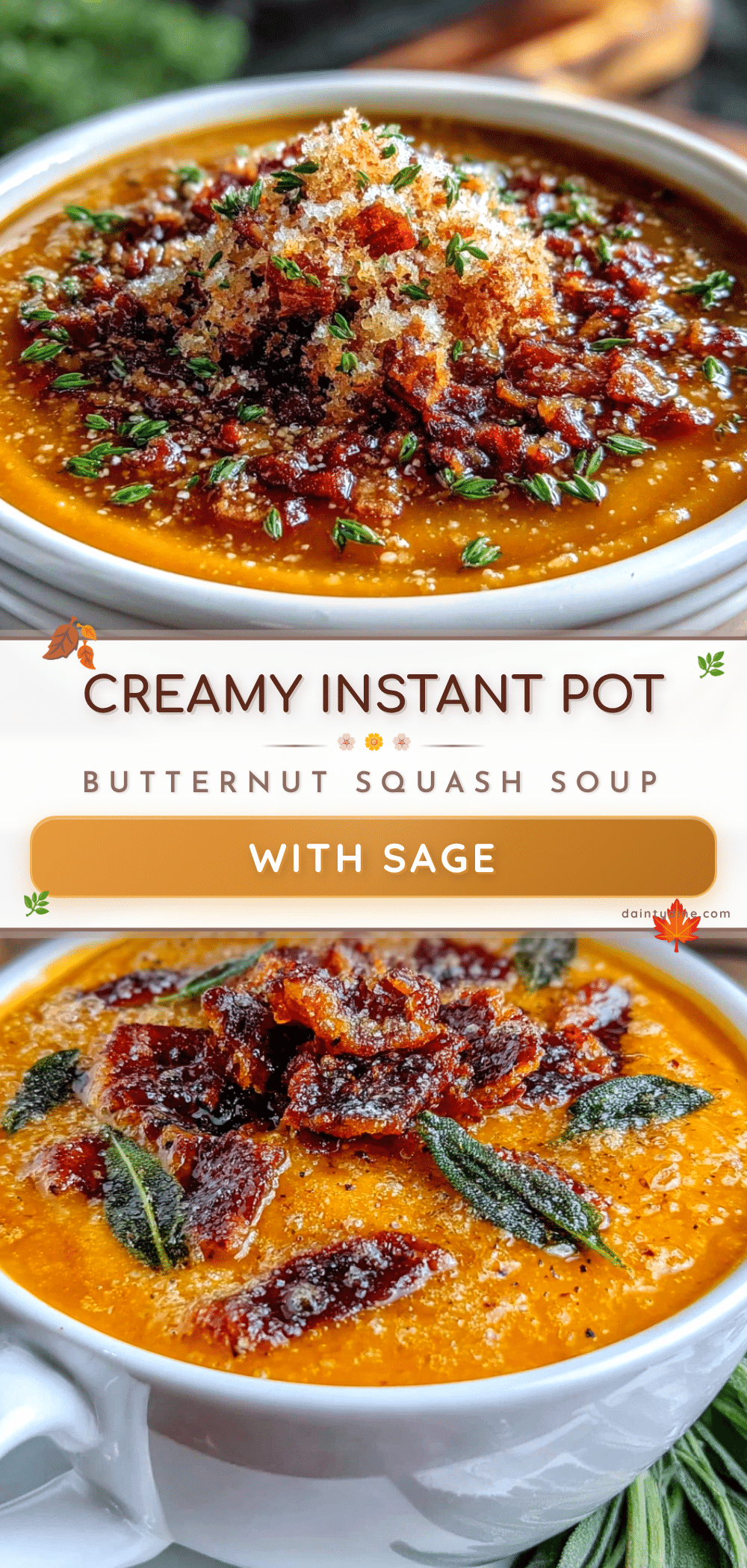instant pot butternut squash soup recipe