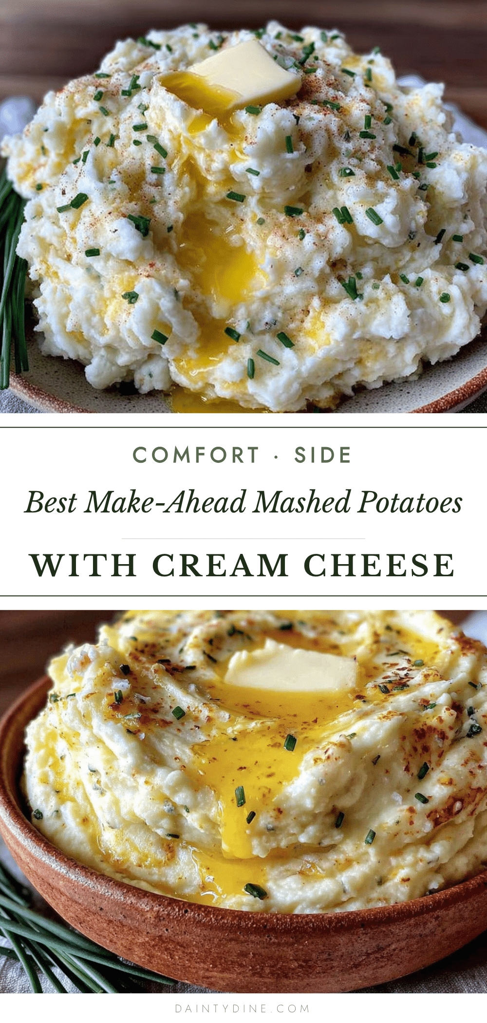 make-ahead cream cheese mashed potatoes recipe