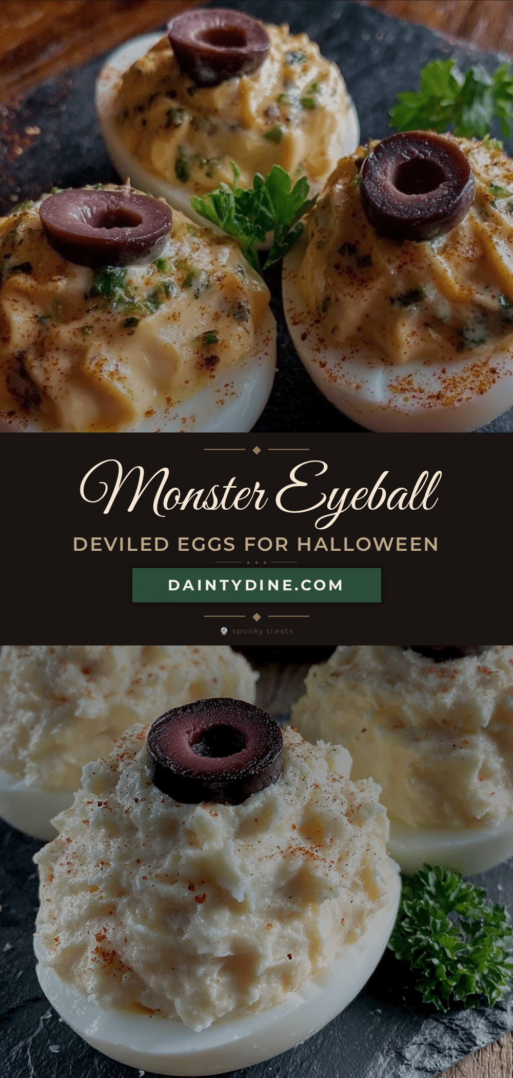 monster eyeball deviled eggs recipe