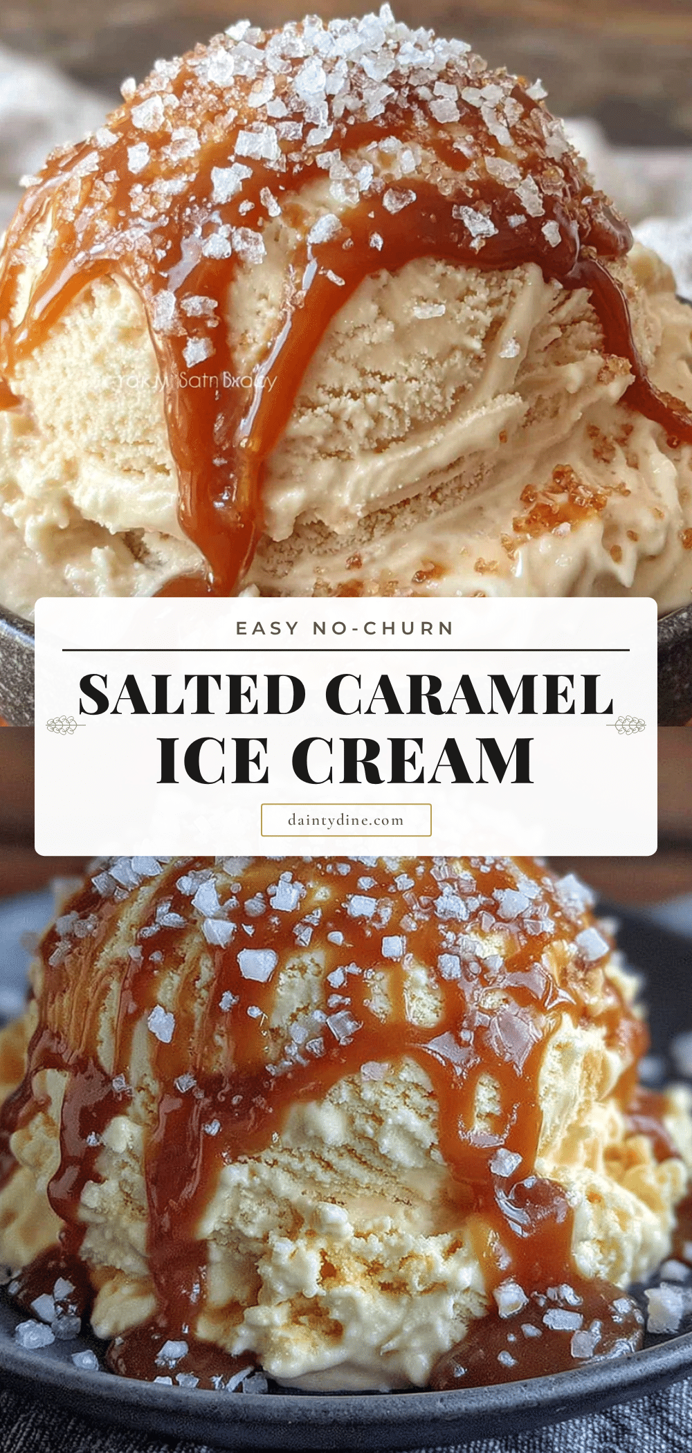 no-churn salted caramel ice cream recipe