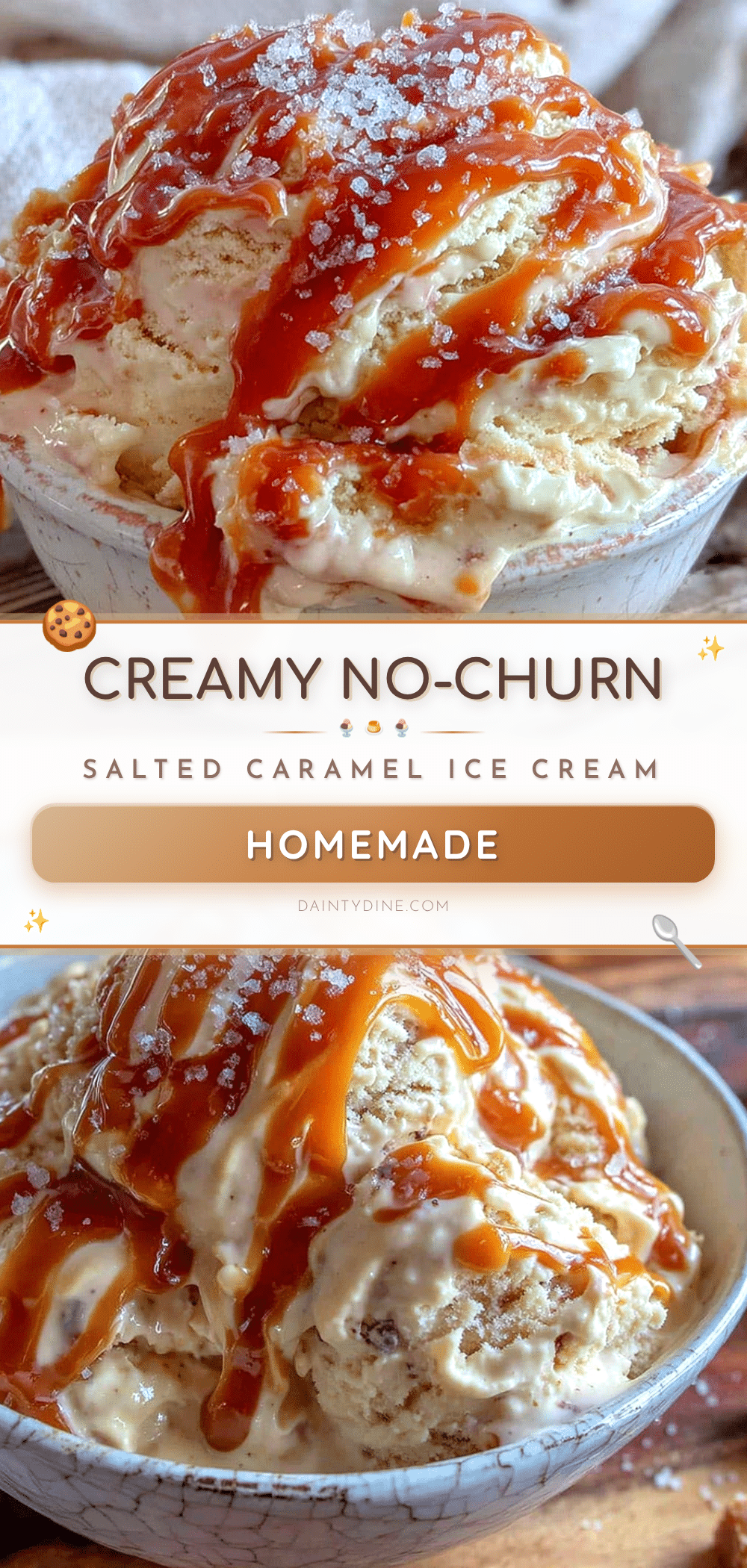 no-churn salted caramel ice cream recipe