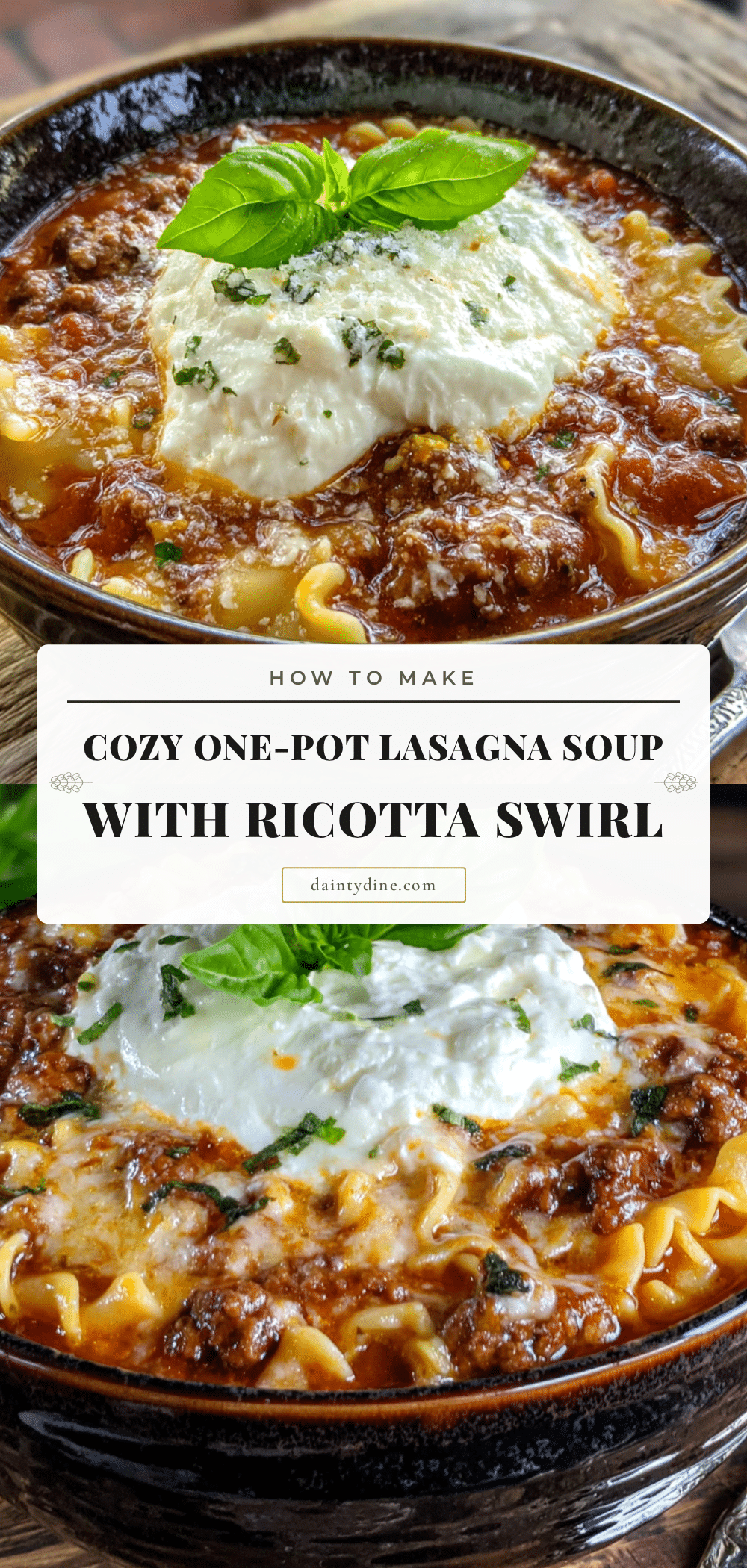 one pot lasagna soup recipe
