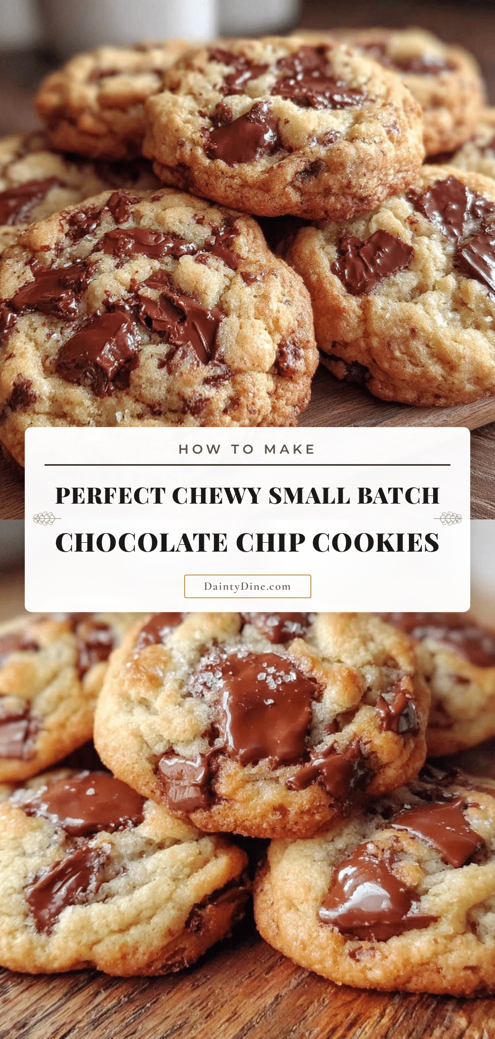 perfect chewy small-batch chocolate chip cookies recipe