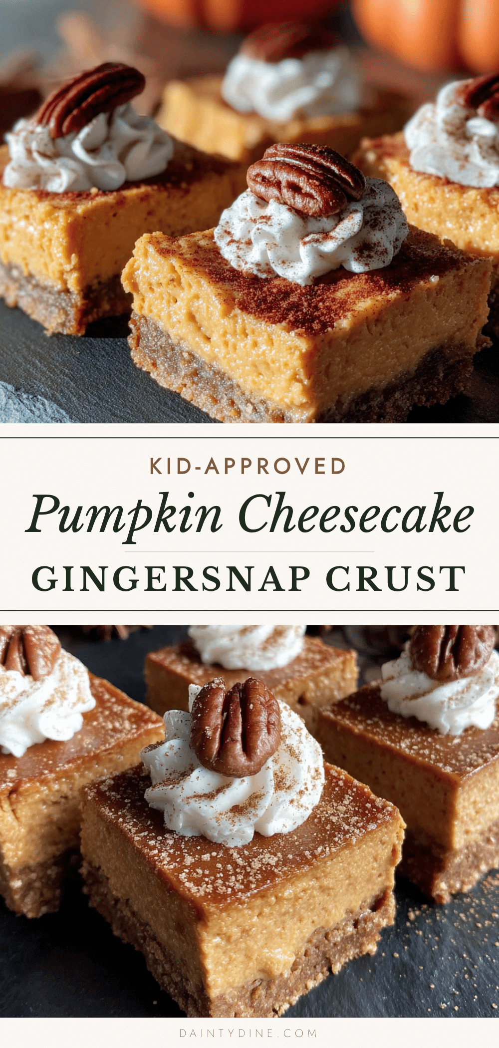 pumpkin cheesecake bars recipe