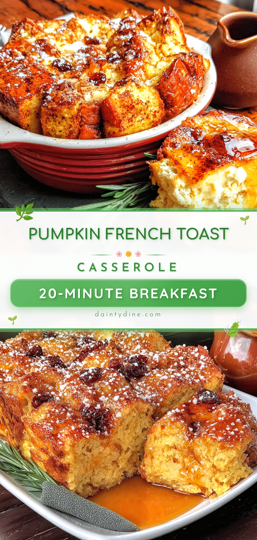 pumpkin french toast casserole recipe