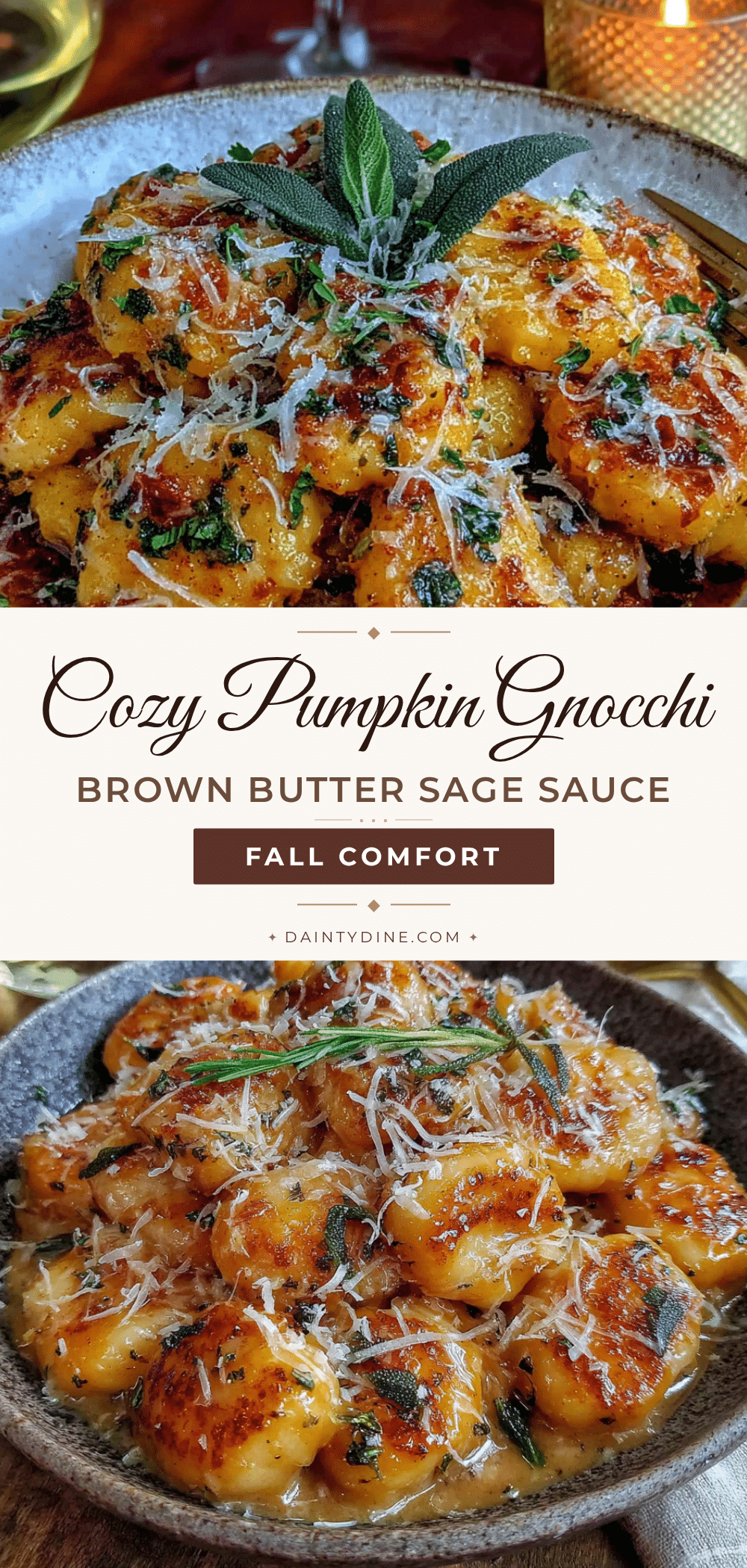pumpkin gnocchi with brown butter sage recipe