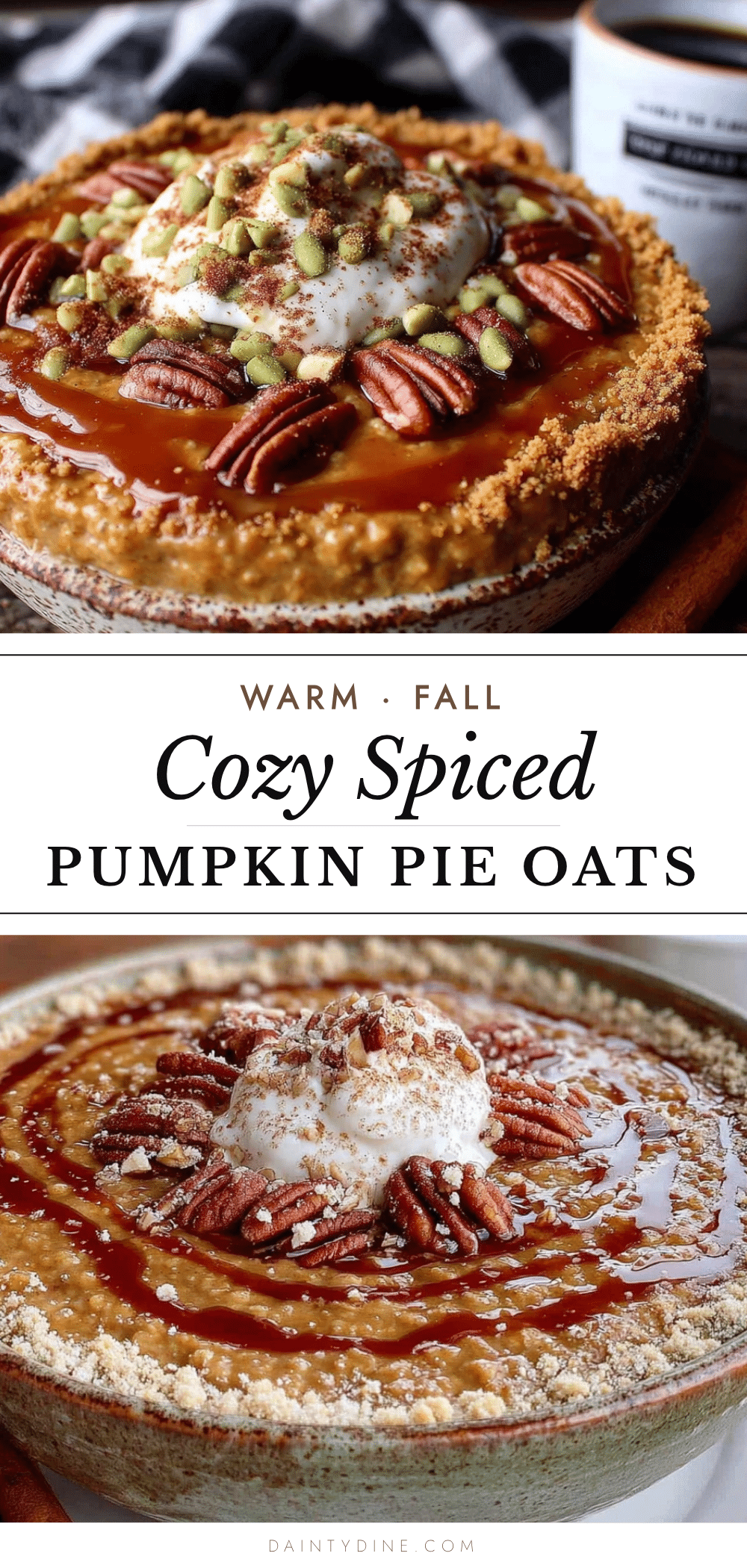 pumpkin pie overnight oats recipe