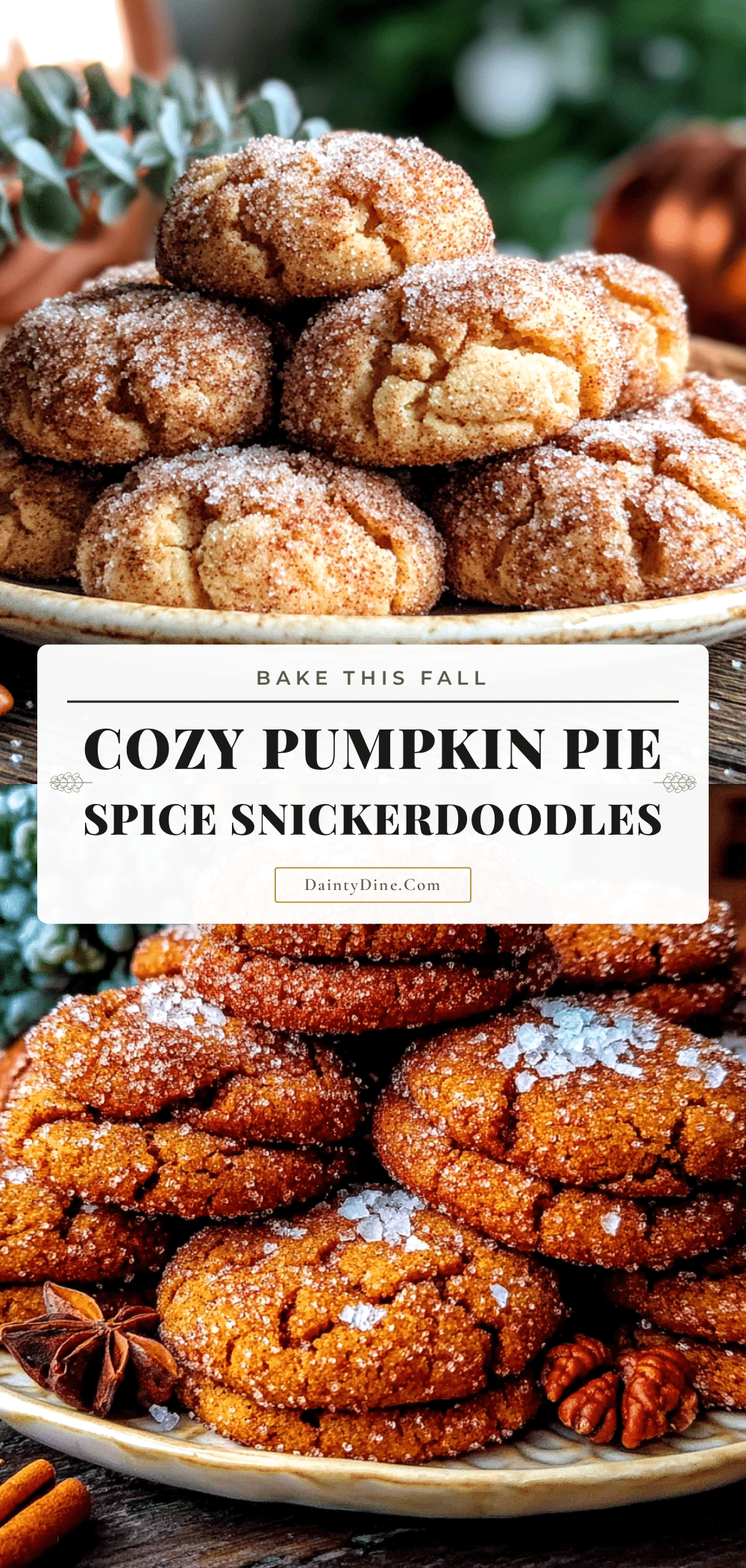 pumpkin pie spice snickerdoodles recipe