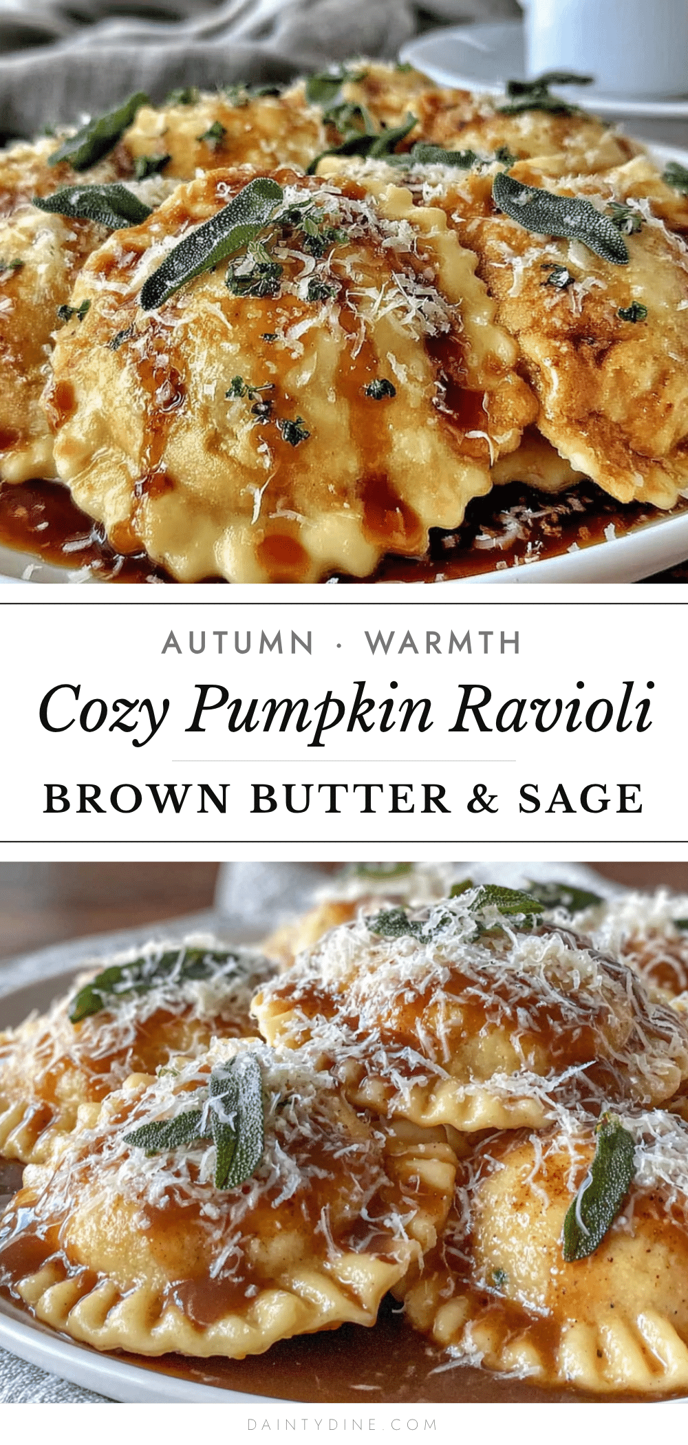 pumpkin ravioli with brown butter recipe