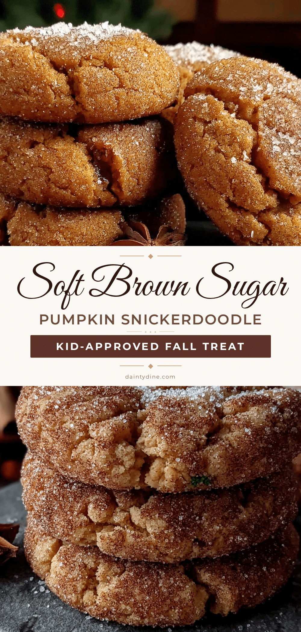 pumpkin snickerdoodle cookies recipe