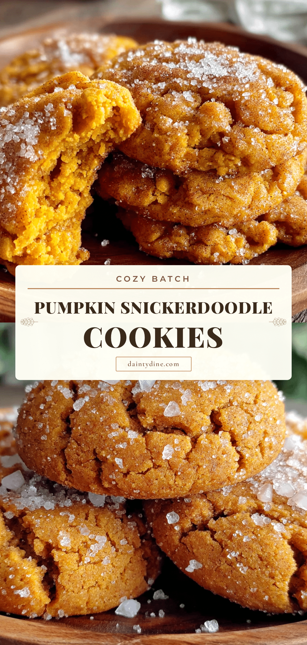 pumpkin snickerdoodle cookies recipe