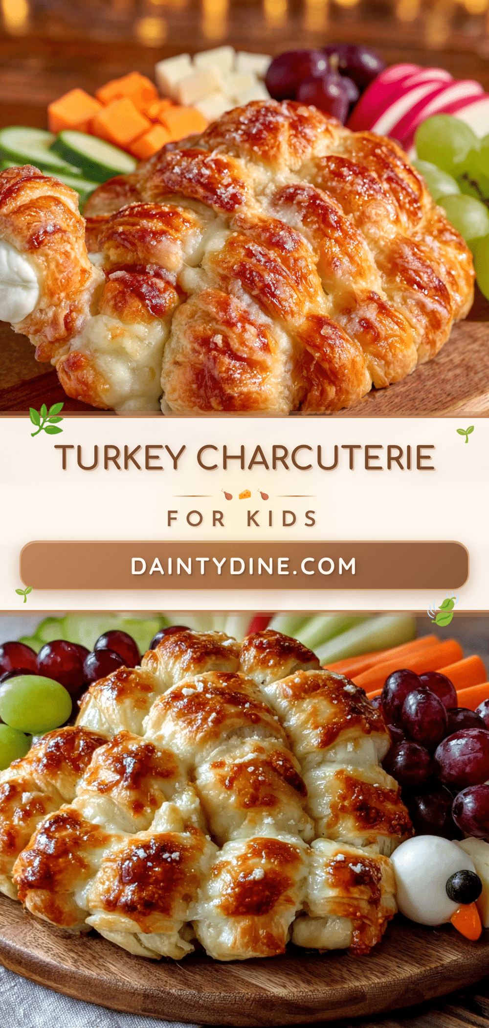 quick turkey-shaped charcuterie board for kids recipe