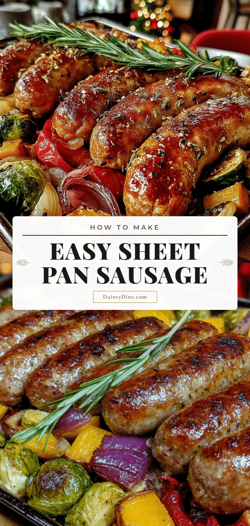sheet pan sausage and fall veggies recipe