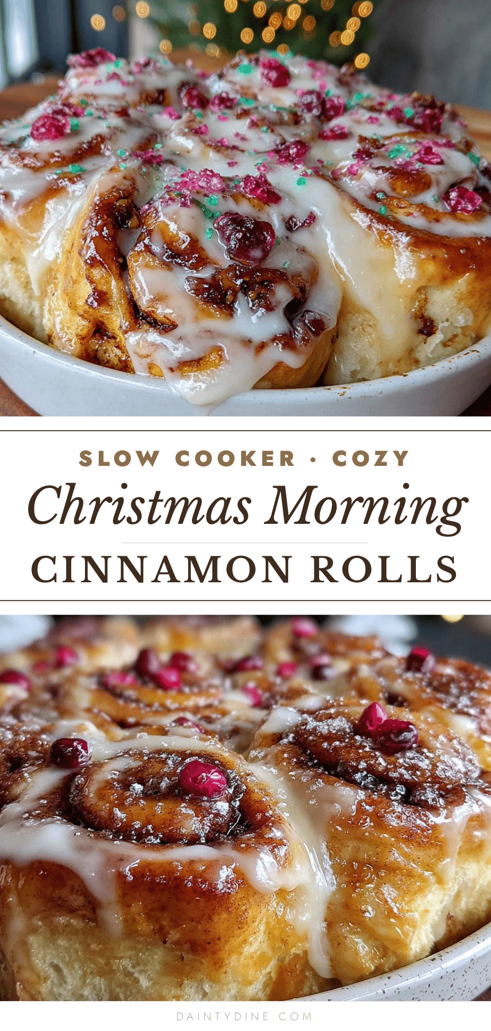 slow cooker cinnamon rolls recipe