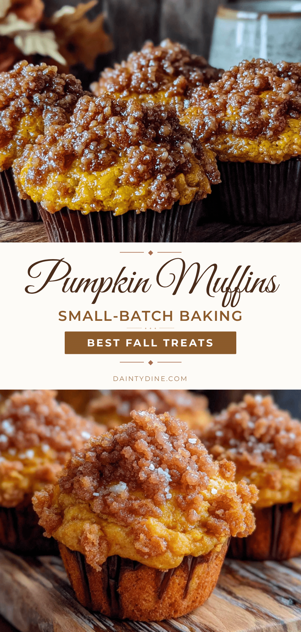 small-batch pumpkin muffins recipe