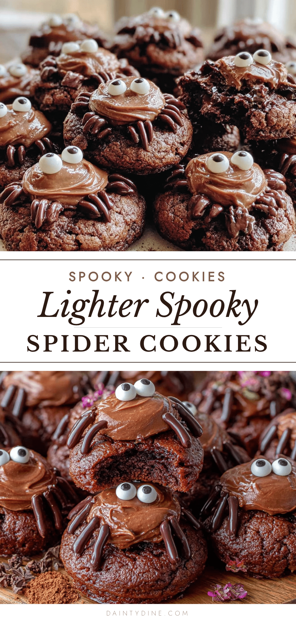 spooky spider cookies recipe