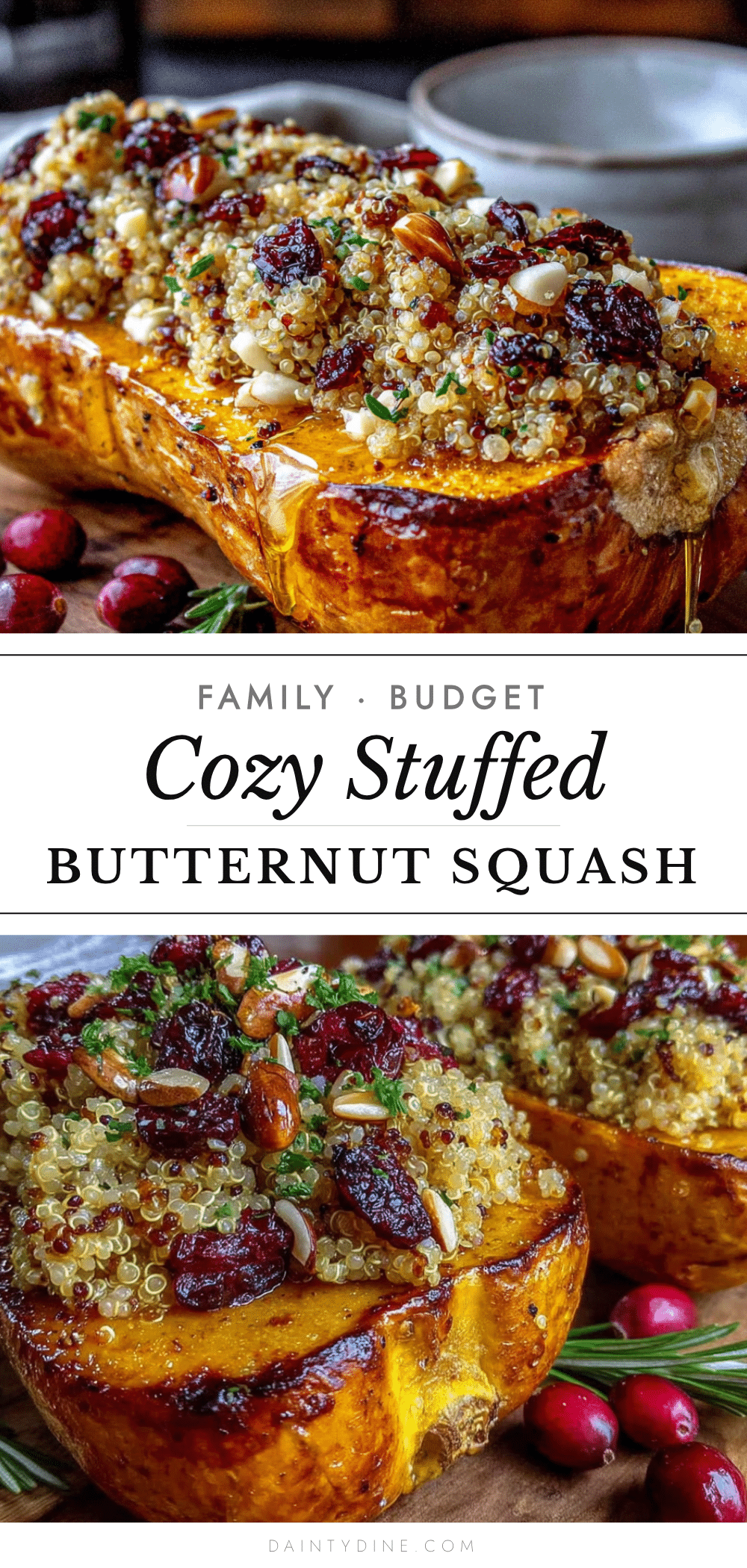 stuffed butternut squash recipe