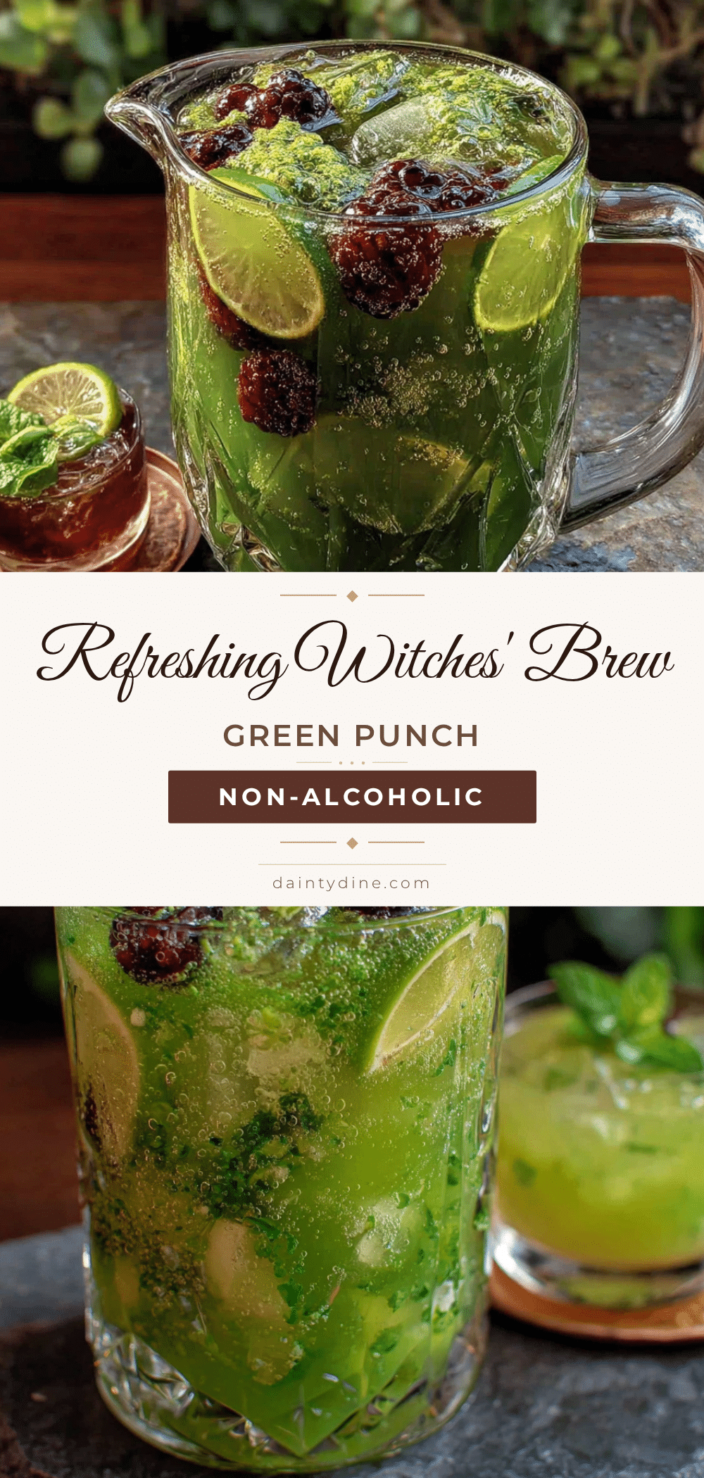 witches brew green punch recipe