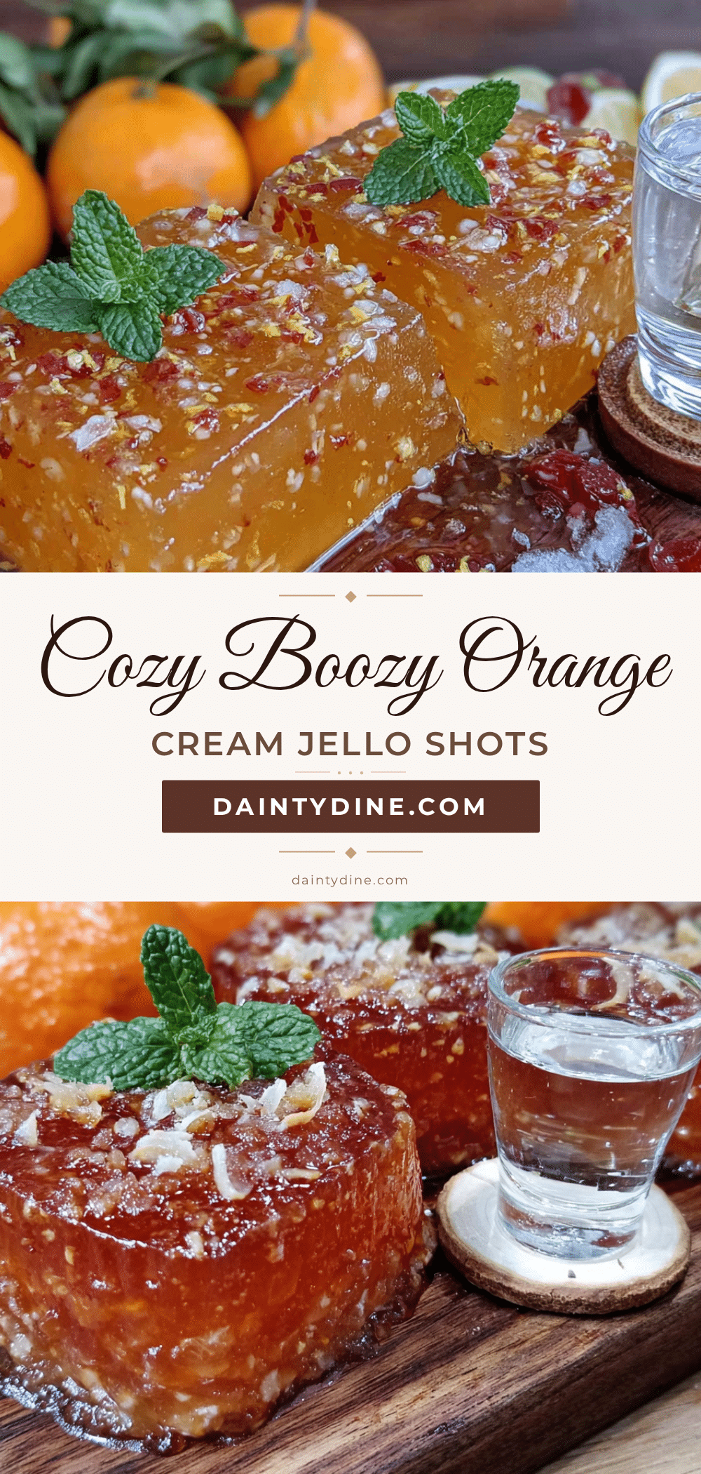 boozy orange cream jello shots recipe