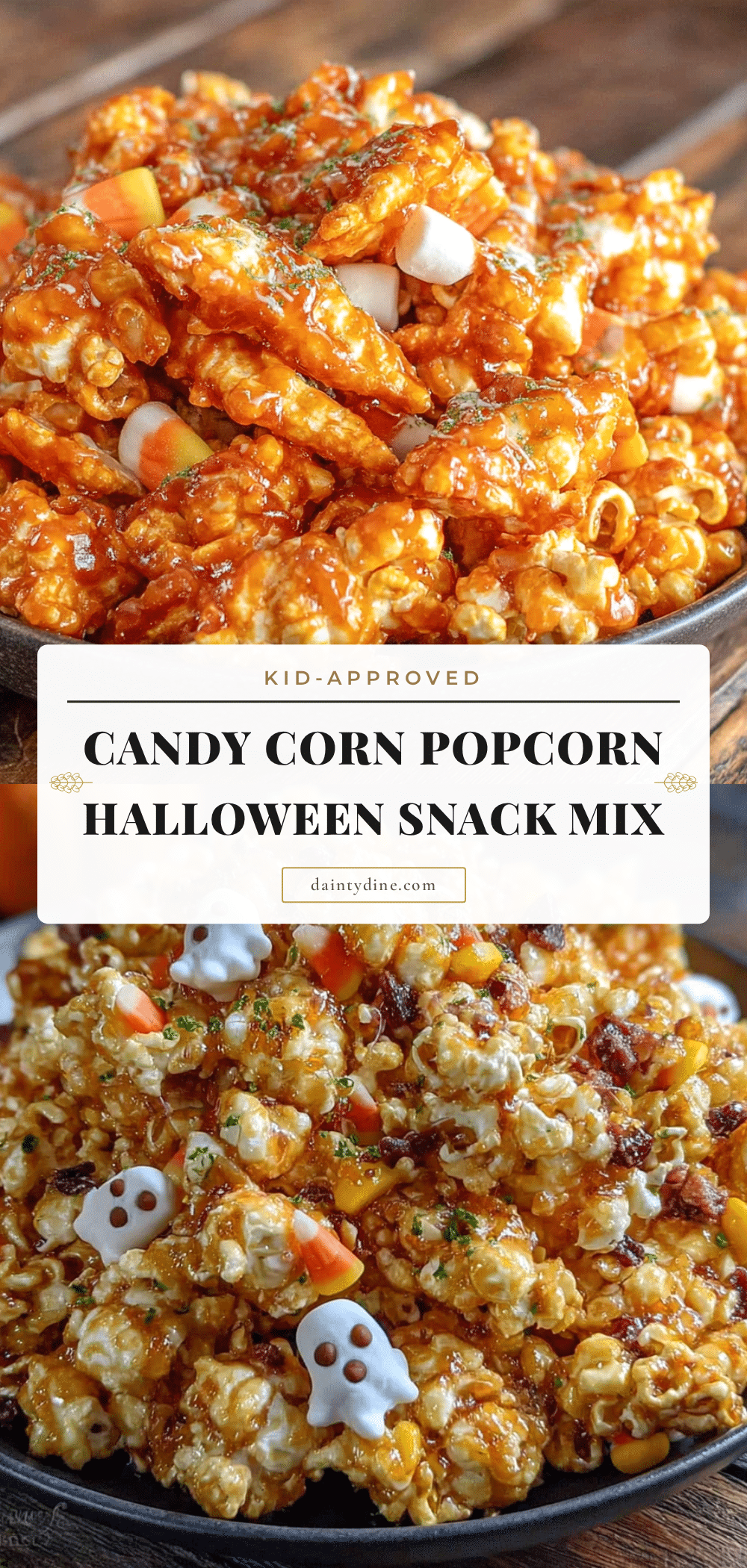 candy corn popcorn mix recipe